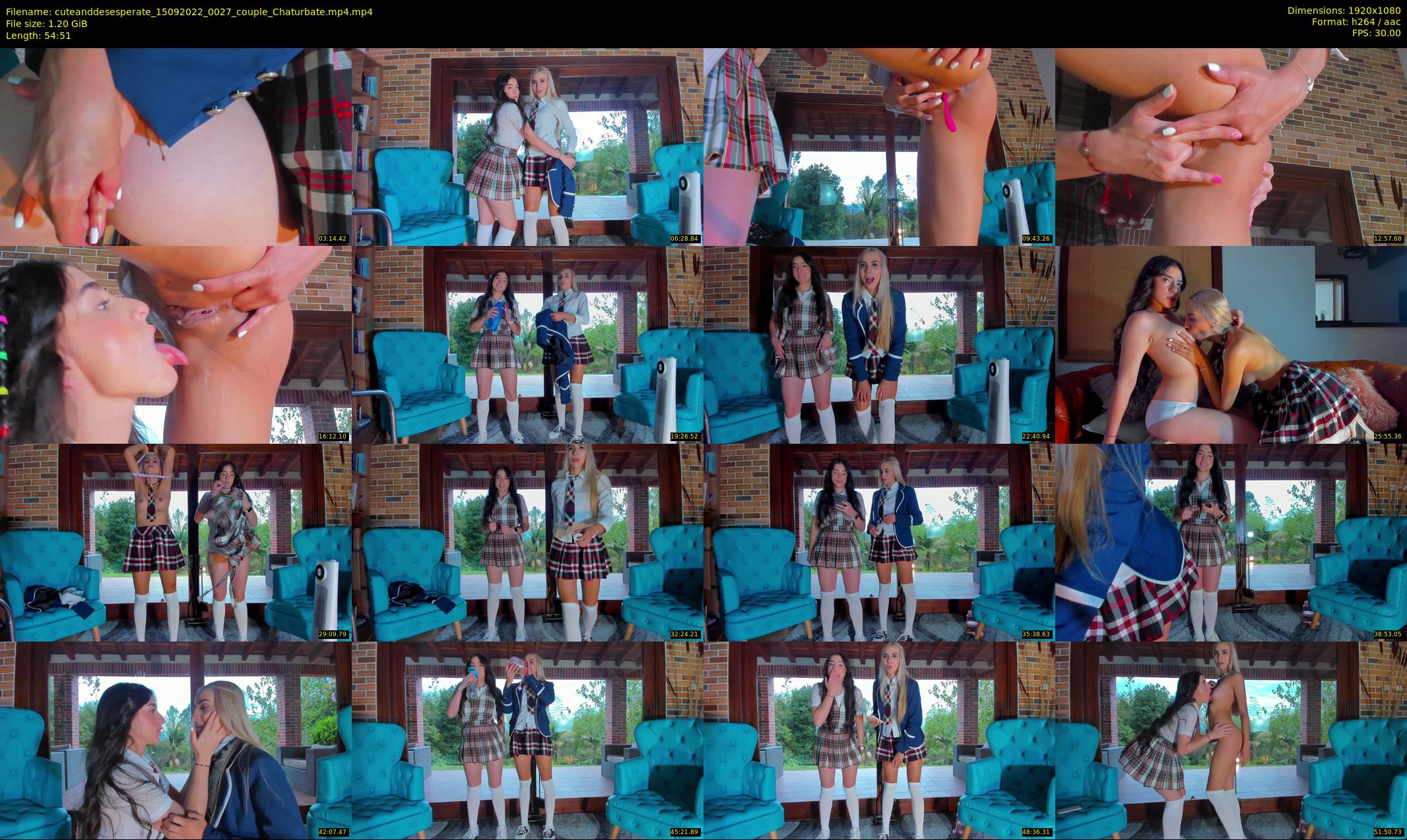 cuteanddesesperate — 55 minute Chaturbate female cam show recording, 1080p, Sep 15, 2022