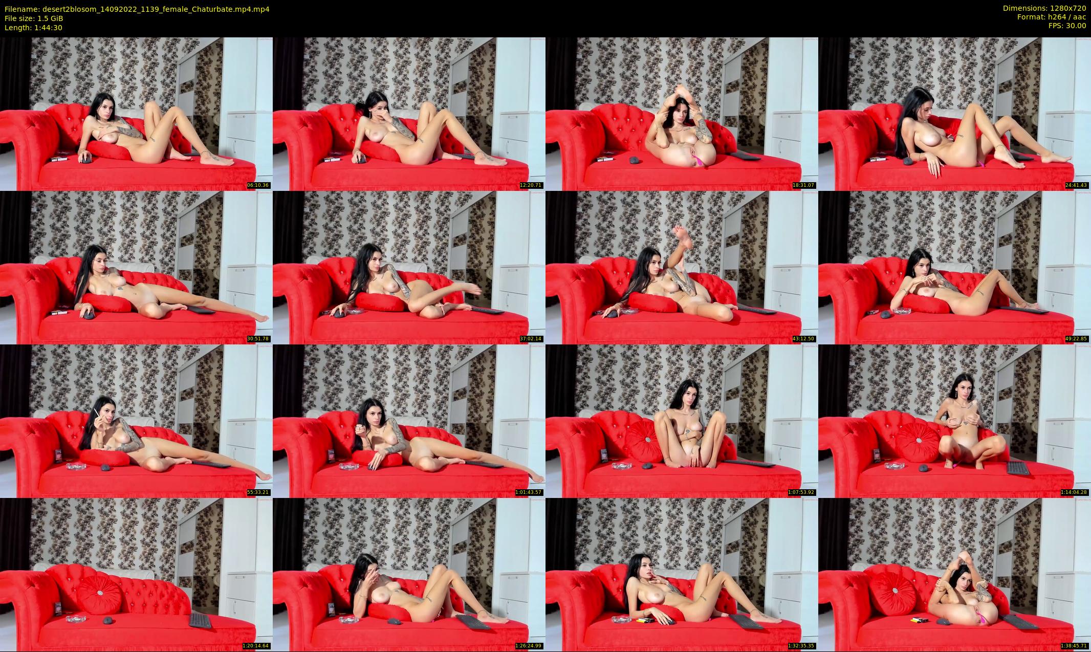desert2blosom — 105 minute Chaturbate female cam show recording, 720p, Sep 14, 2022