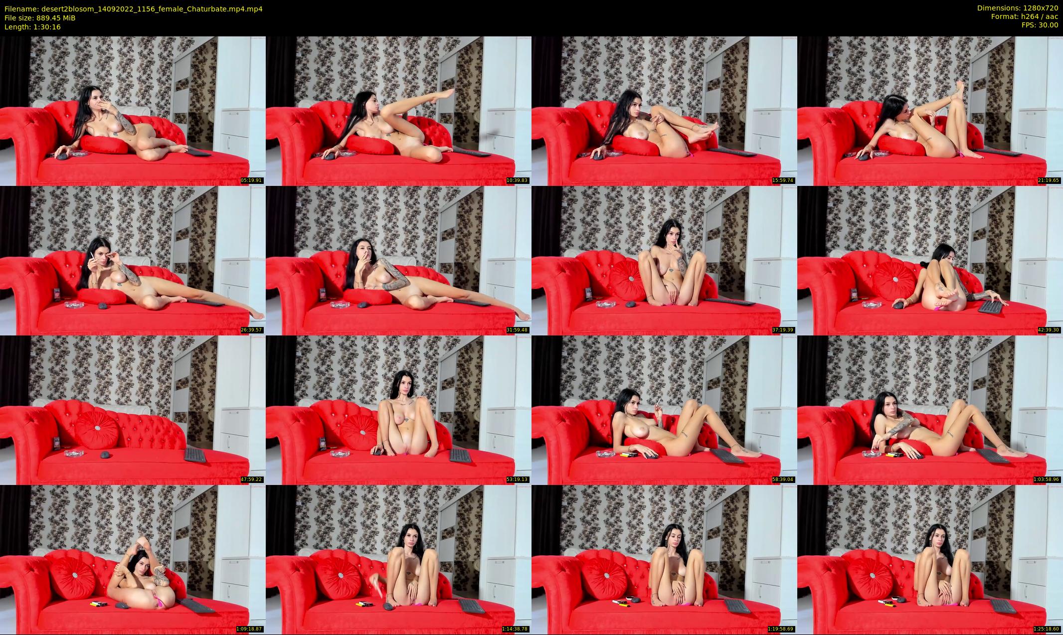 desert2blosom — 91 minute Chaturbate female cam show recording, 720p, Sep 14, 2022