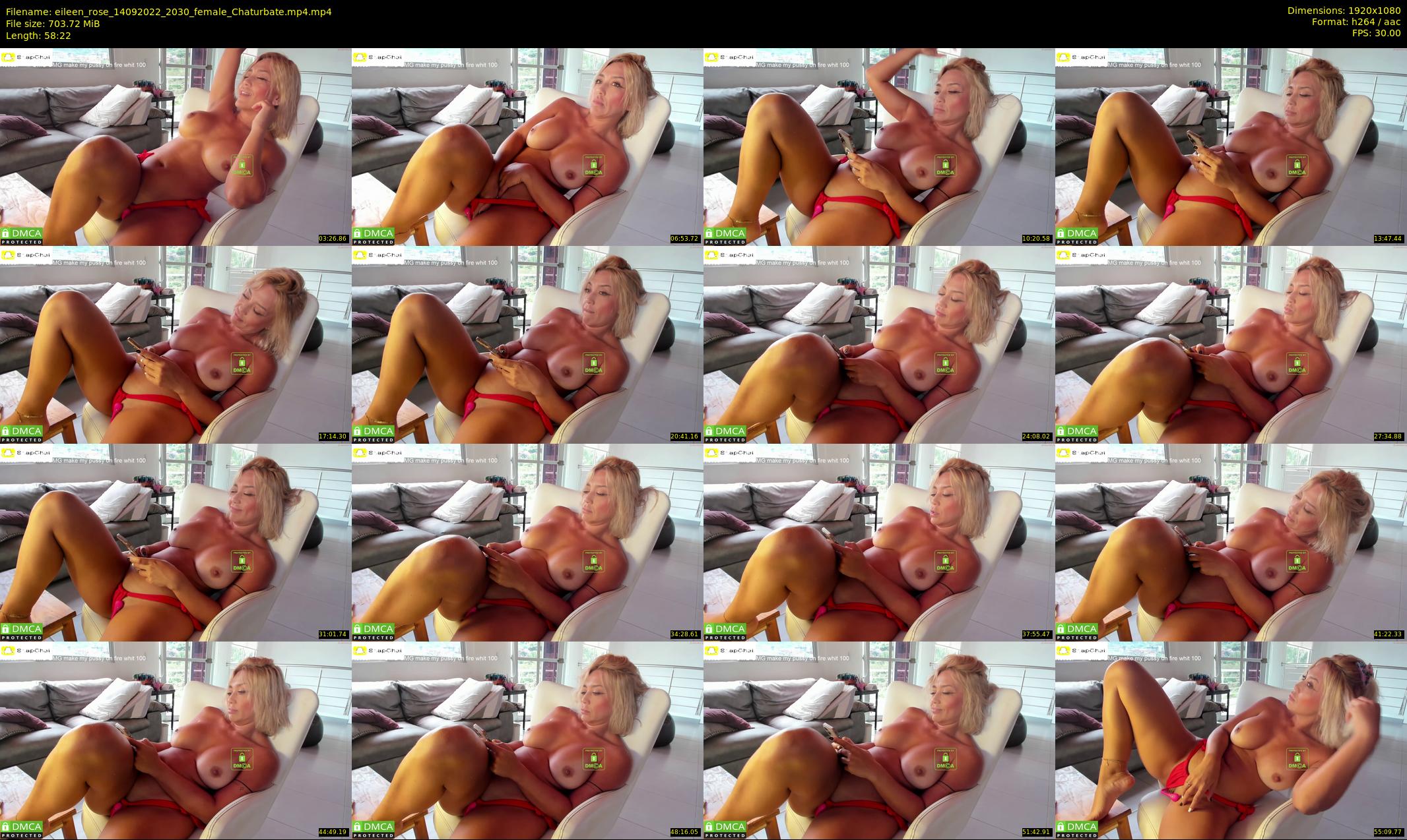 eileen_rose — 59 minute Chaturbate female cam show recording, 1080p, Sep 14, 2022