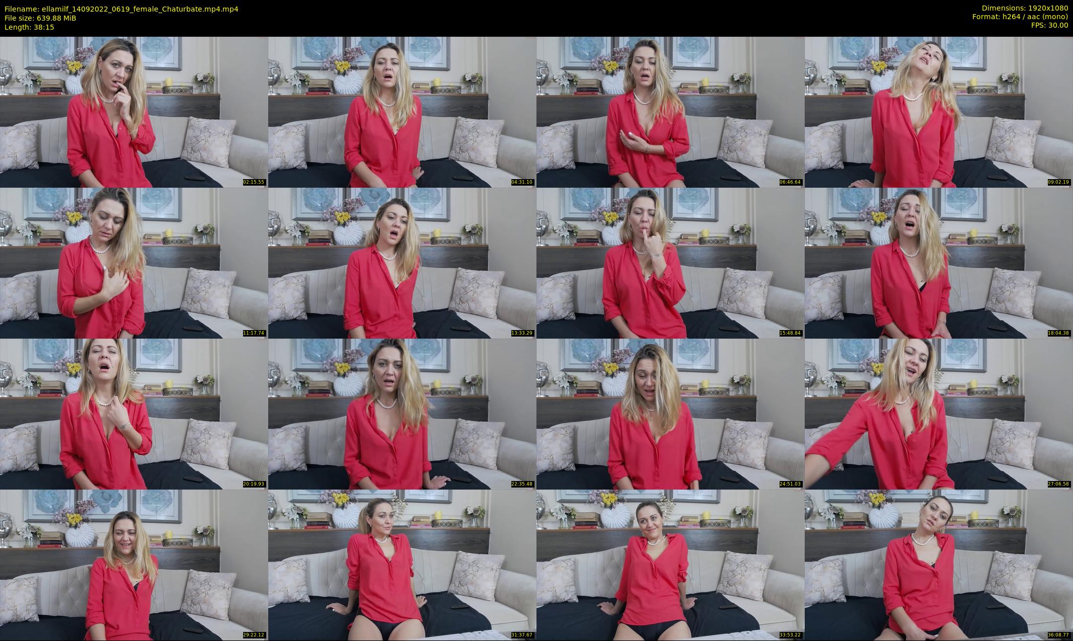 ellamilf — 39 minute Chaturbate female cam show recording, 1080p, Sep 14, 2022