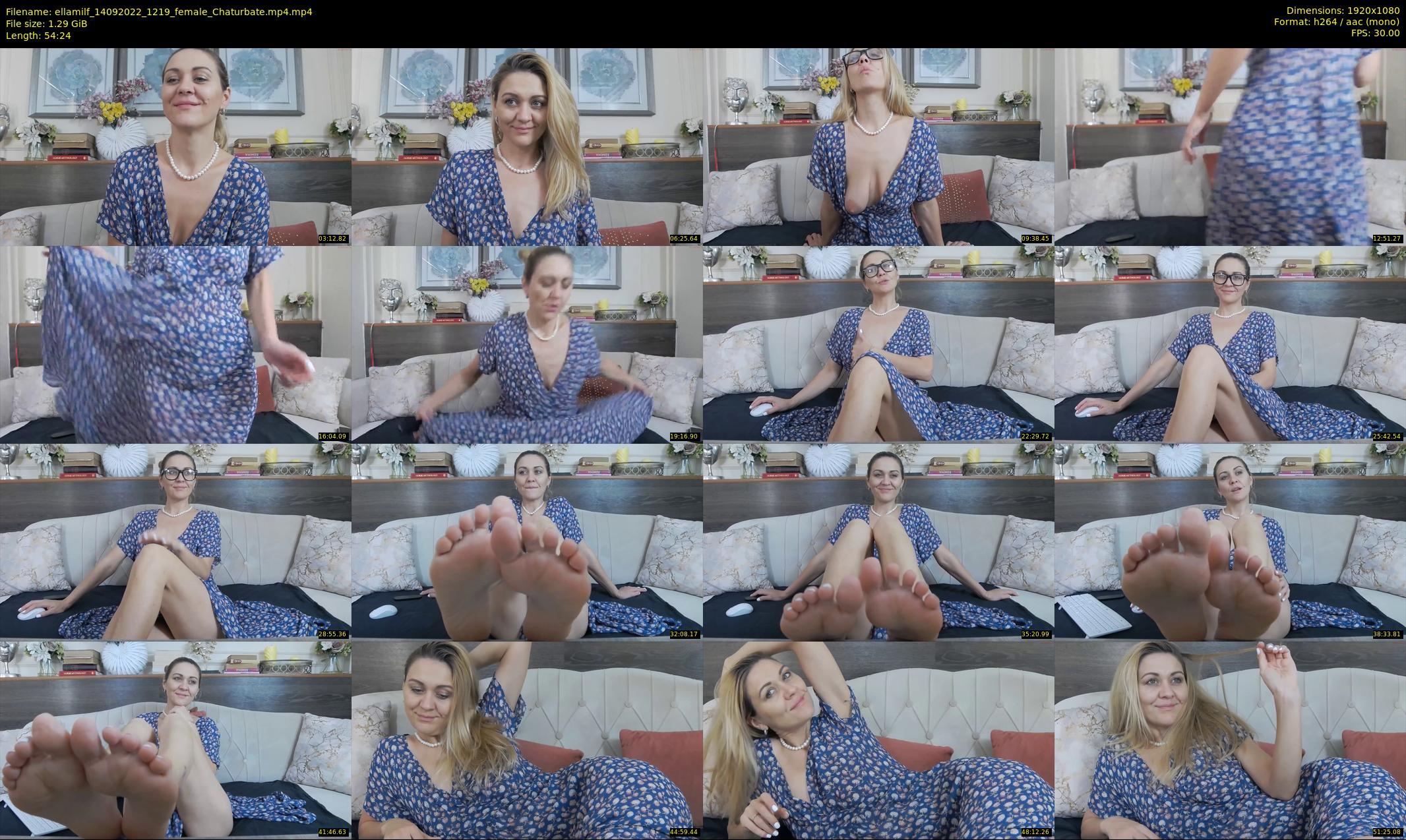 ellamilf — 55 minute Chaturbate female cam show recording, 1080p, Sep 14, 2022