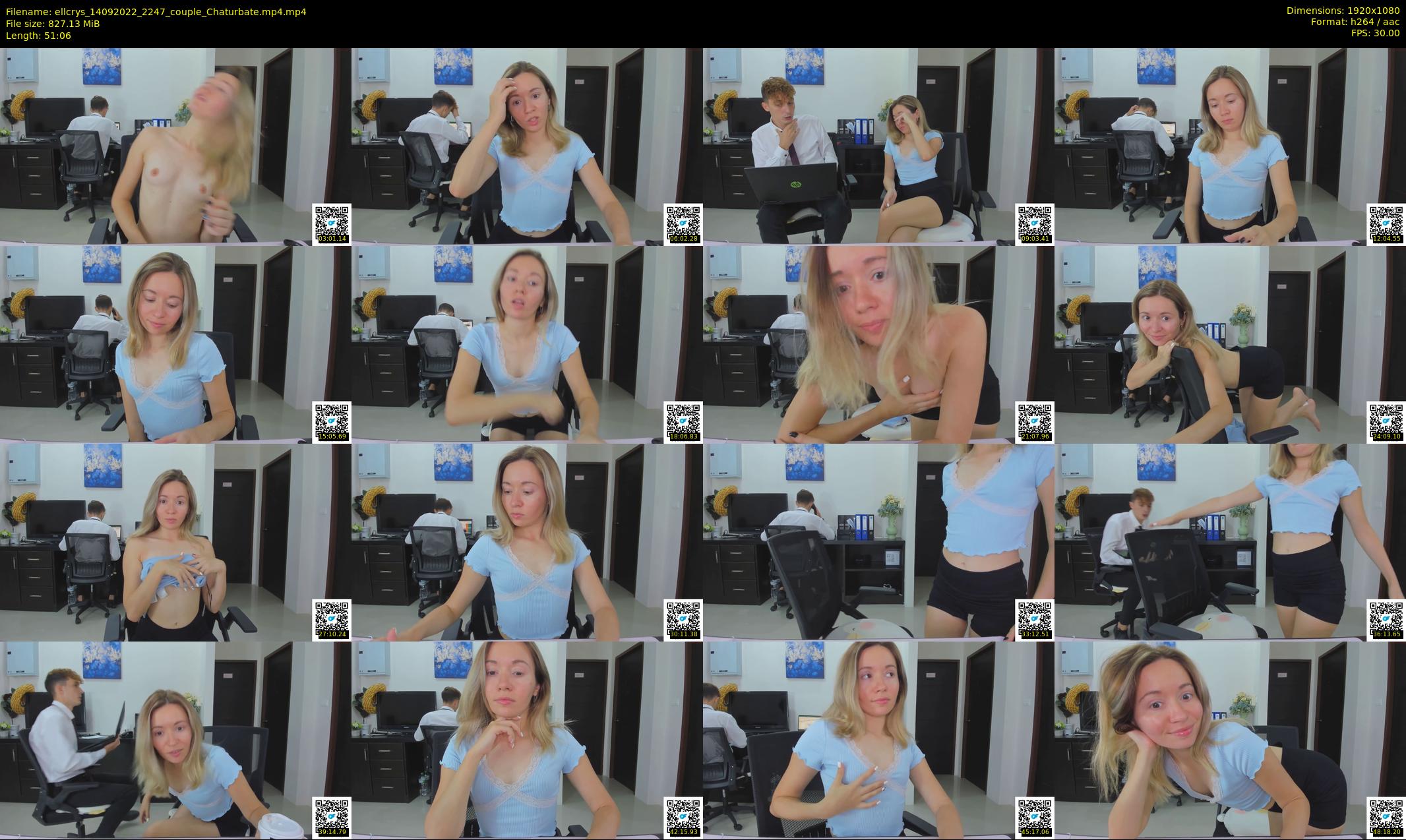 ellcrys — 52 minute Chaturbate couple cam show recording, 1080p, Sep 14, 2022