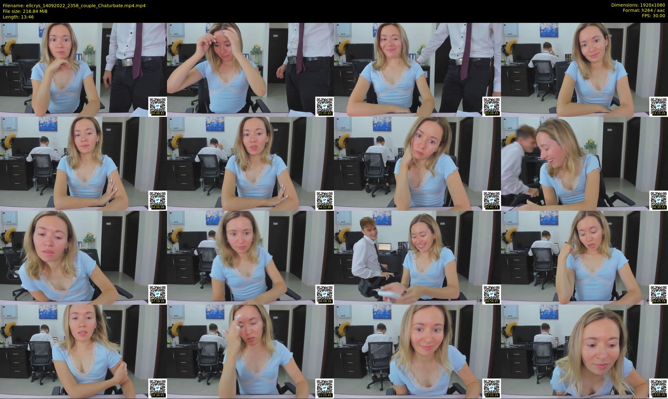 ellcrys — 14 minute Chaturbate couple cam show recording, 1080p, Sep 14, 2022