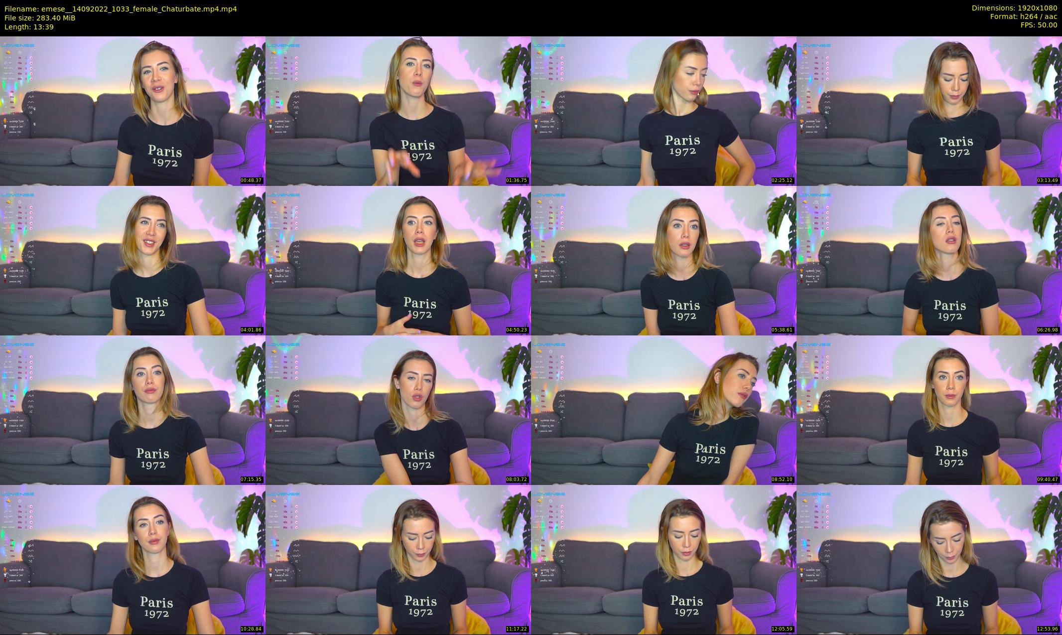 emese_ — 14 minute Chaturbate female cam show recording, 1080p, Sep 14, 2022
