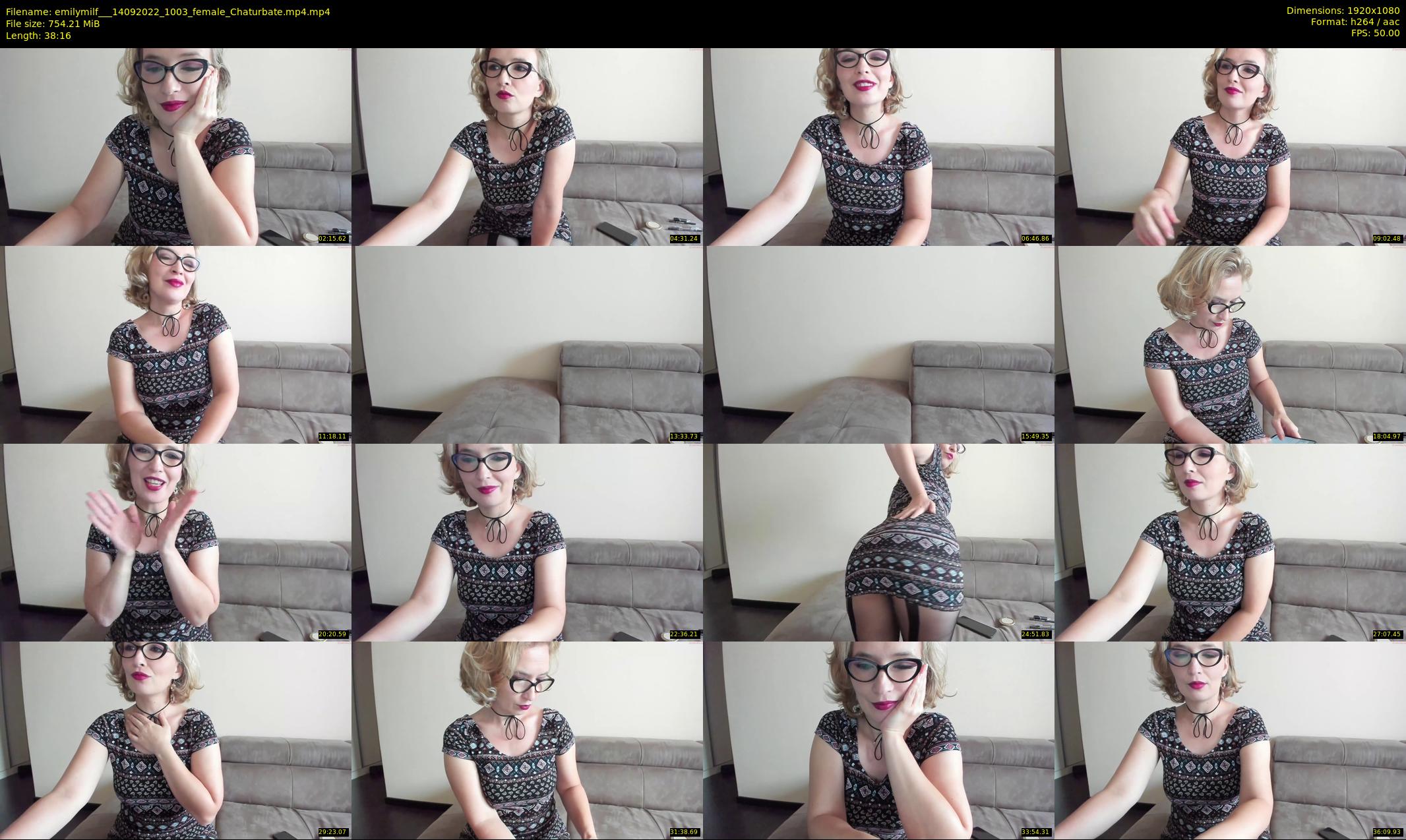 emilymilf__ — 39 minute Chaturbate female cam show recording, 1080p, Sep 14, 2022