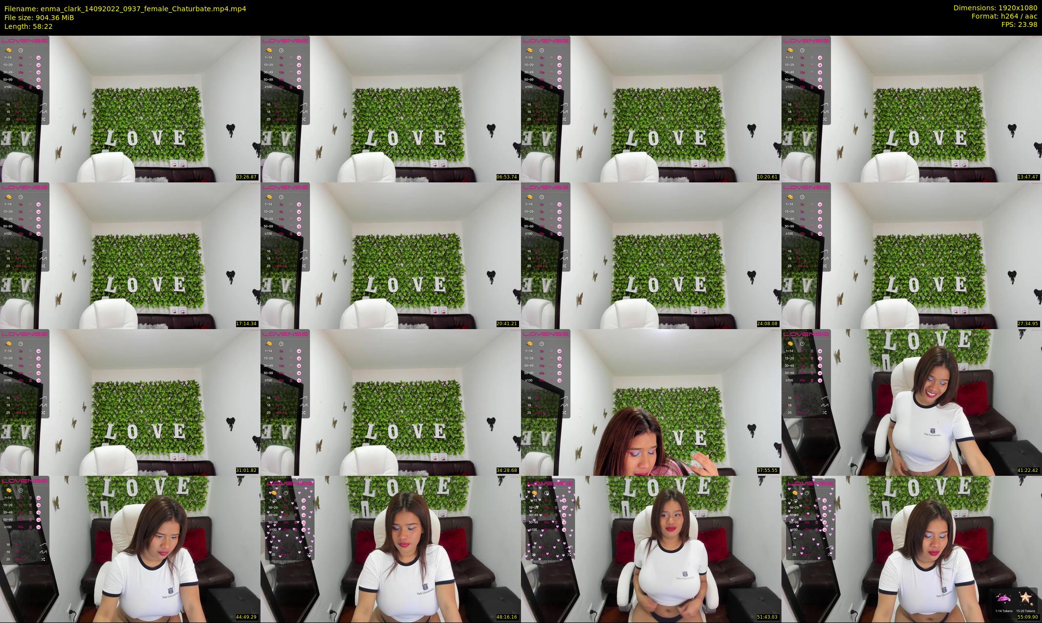 enma_clark — 59 minute Chaturbate female cam show recording, 1080p, Sep 14, 2022