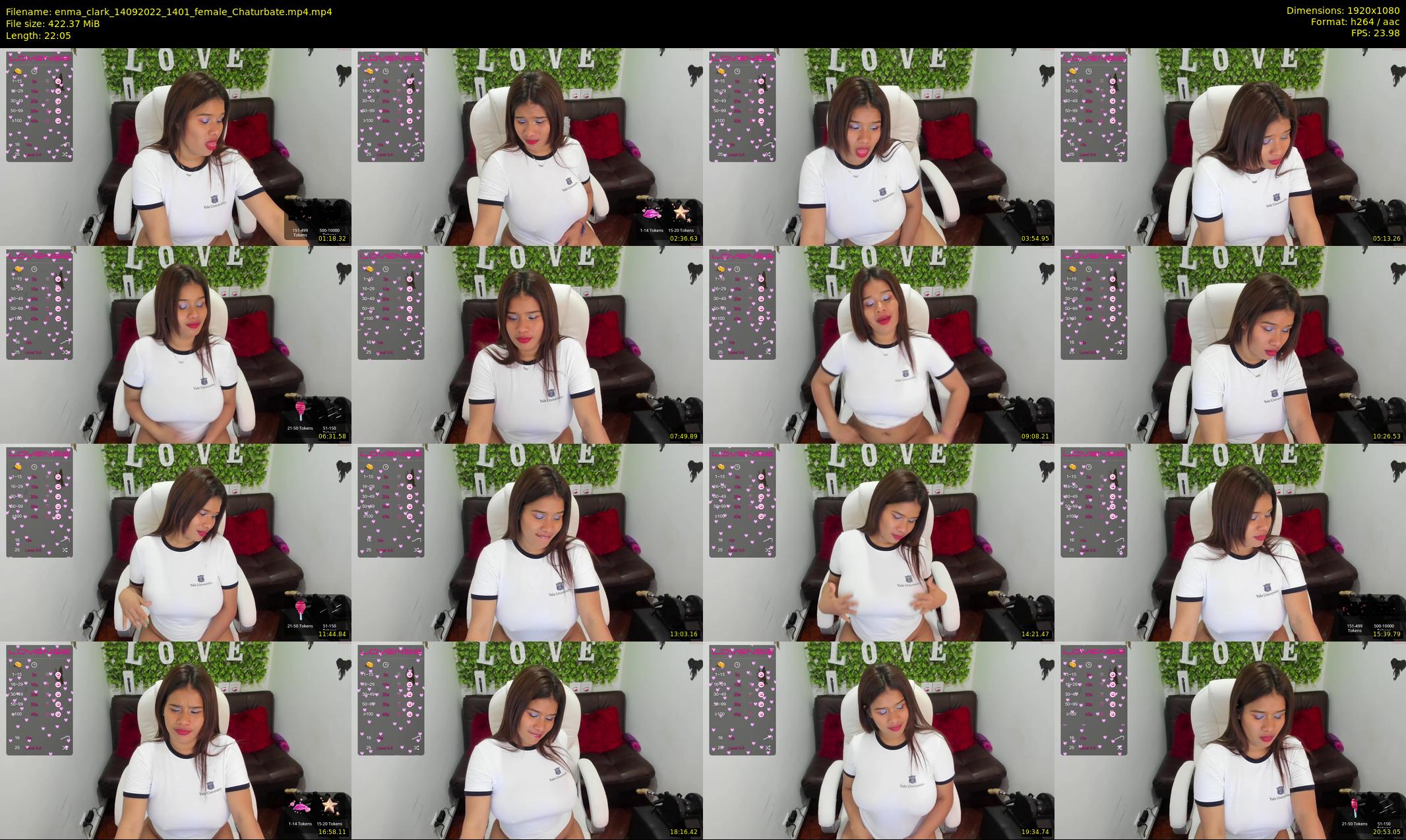 enma_clark — 23 minute Chaturbate female cam show recording, 1080p, Sep 14, 2022