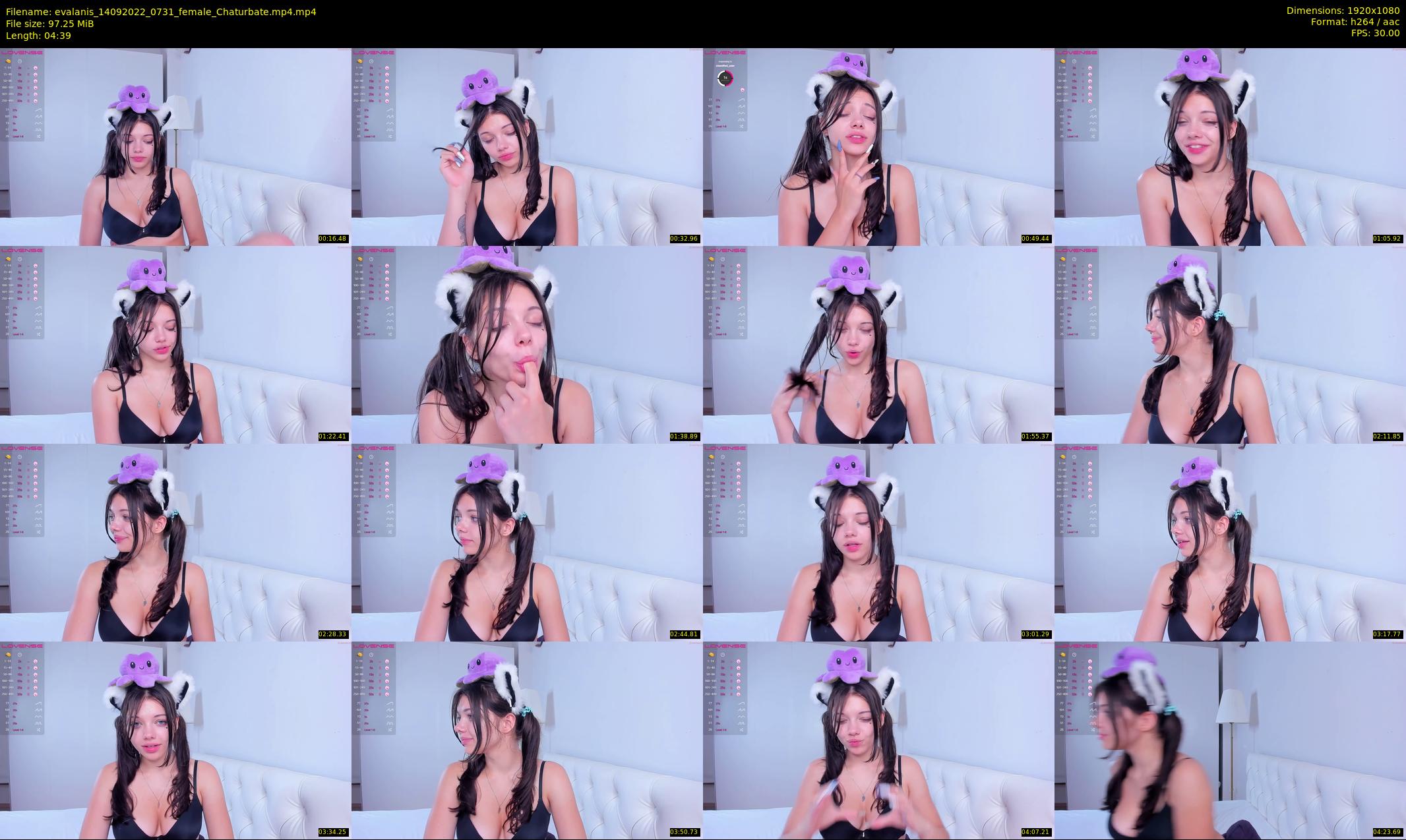 evalanis — 5 minute Chaturbate couple cam show recording, 1080p, Sep 14, 2022