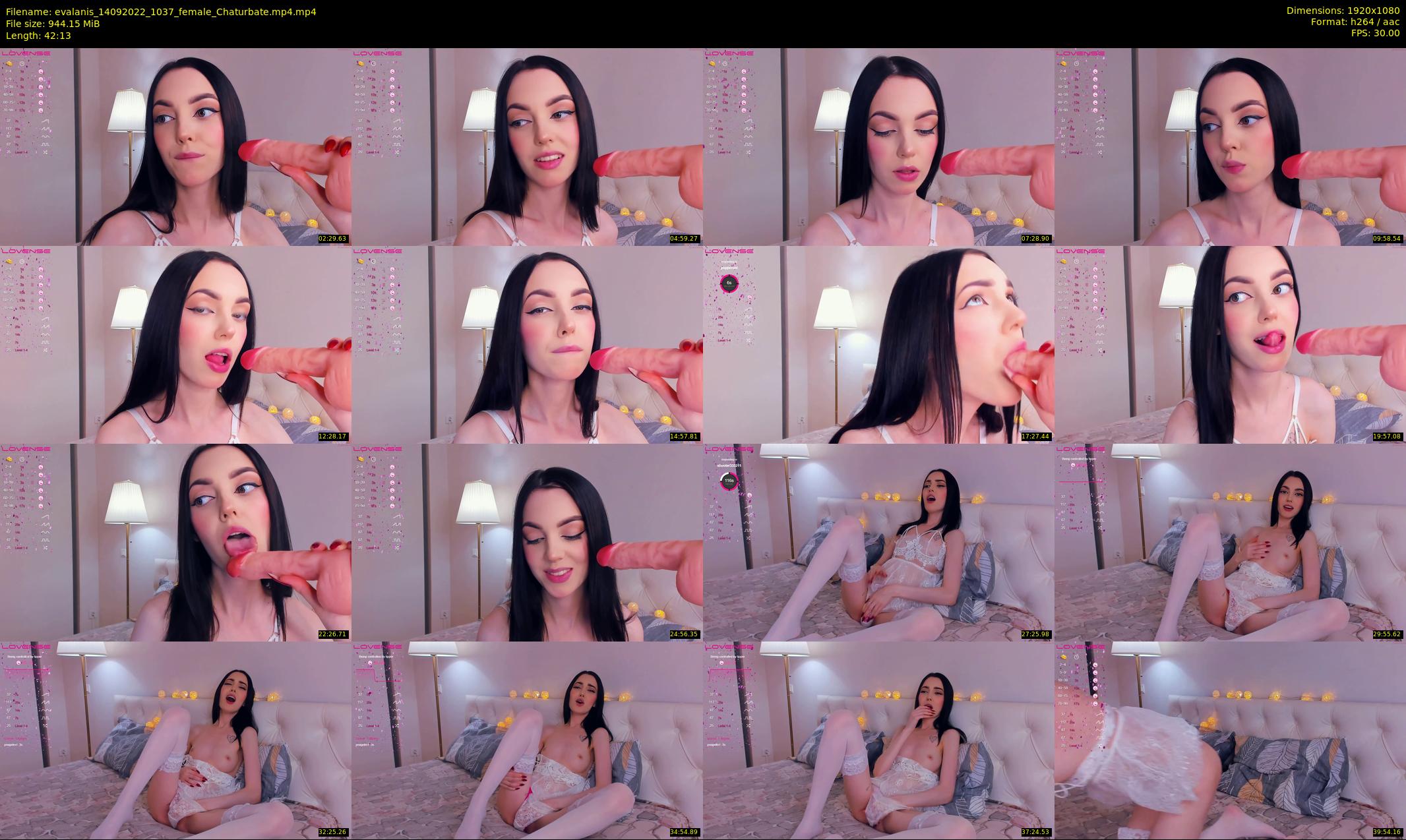 evalanis — 43 minute Chaturbate couple cam show recording, 1080p, Sep 14, 2022