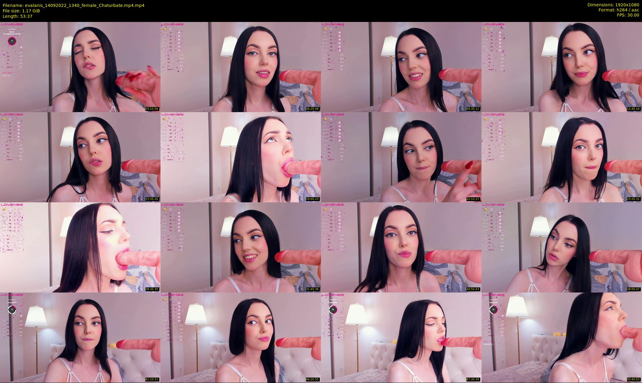 evalanis — 54 minute Chaturbate couple cam show recording, 1080p, Sep 14, 2022
