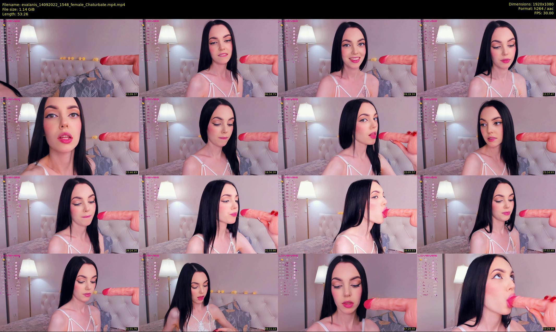 evalanis — 54 minute Chaturbate couple cam show recording, 1080p, Sep 14, 2022