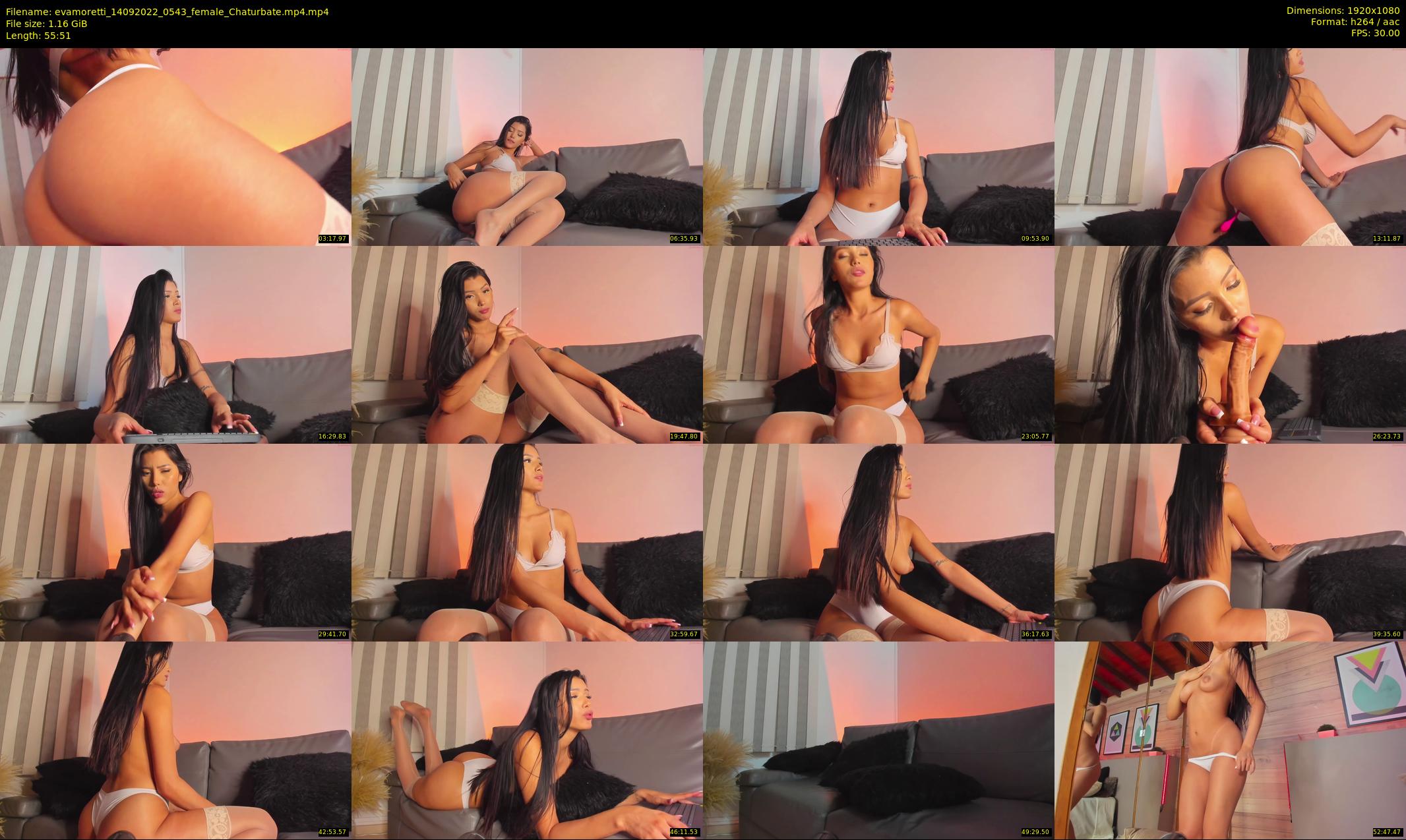evamoretti — 56 minute Chaturbate female cam show recording, 1080p, Sep 14, 2022