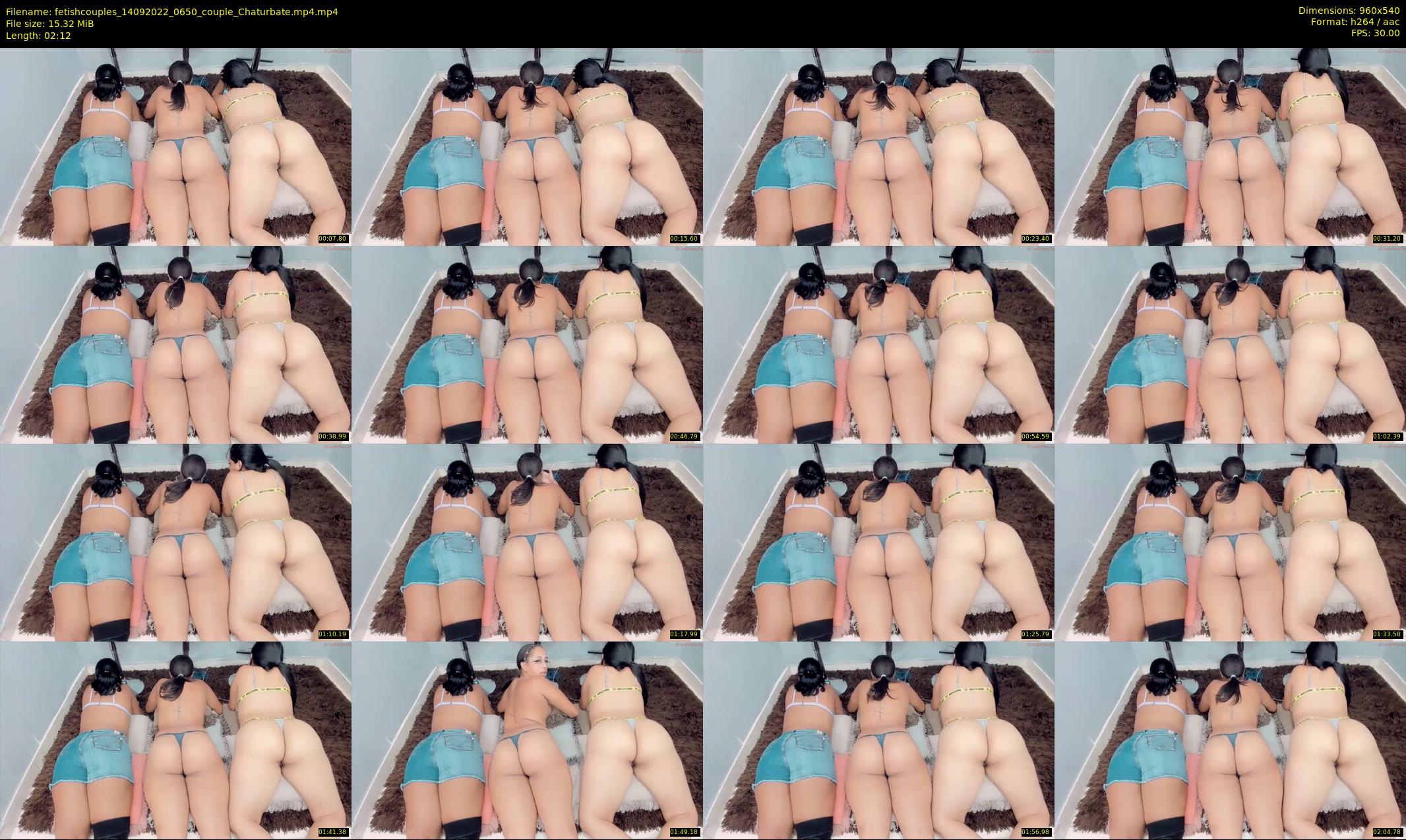 fetishcouples — 3 minute Chaturbate couple cam show recording, 480p, Sep 14, 2022