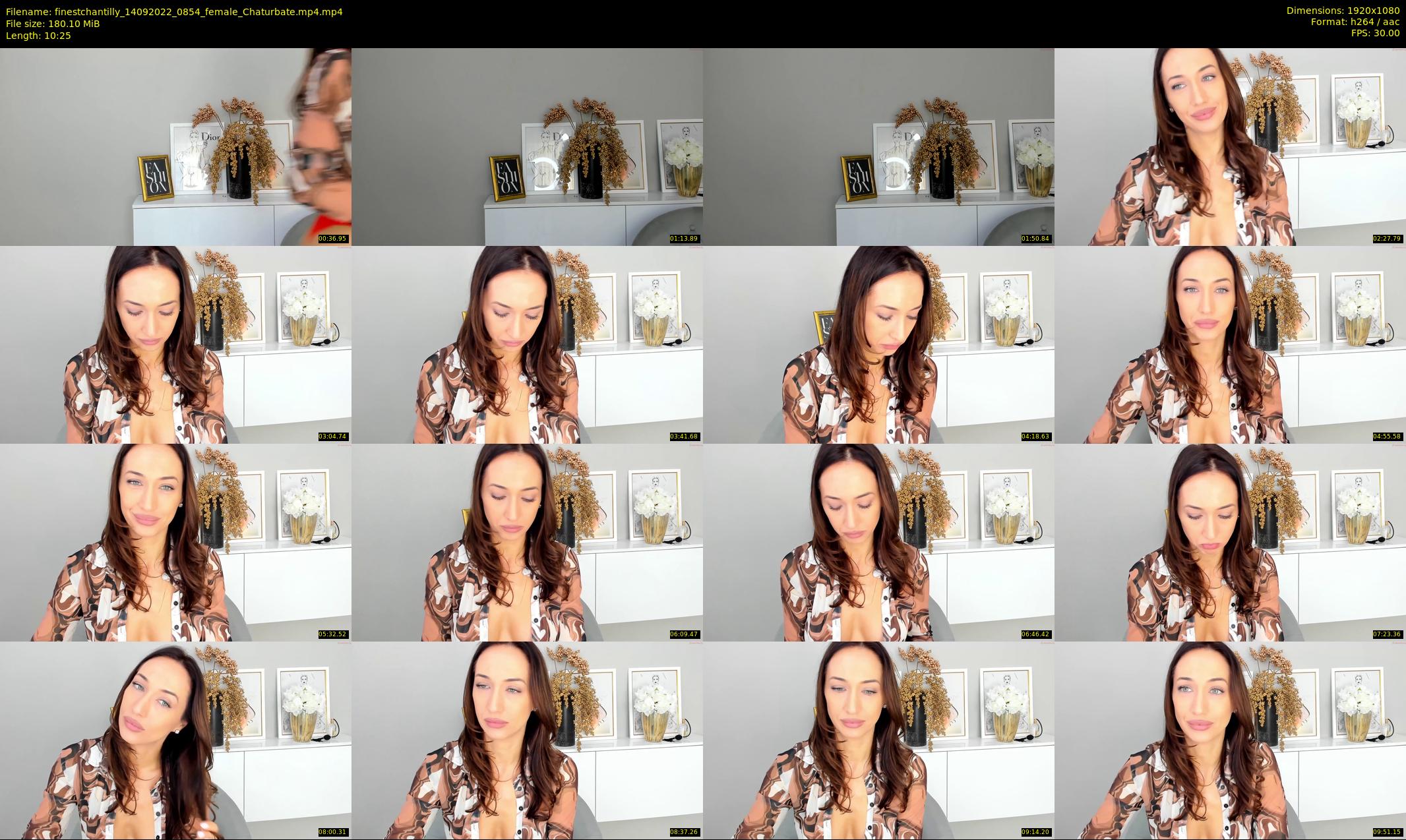 finestchantilly — 11 minute Chaturbate female cam show recording, 1080p, Sep 14, 2022
