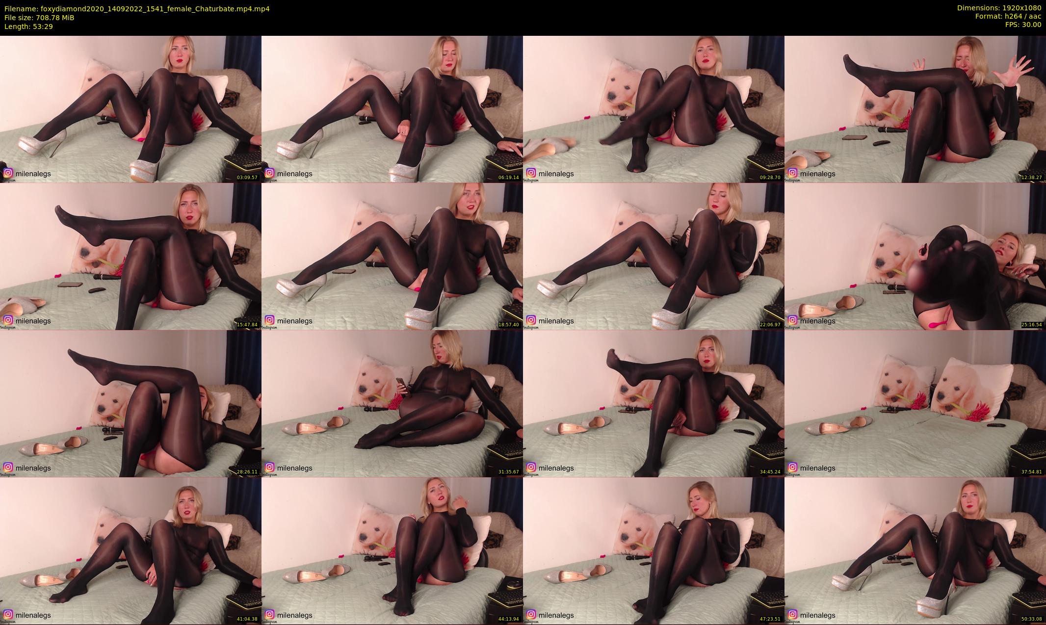 foxydiamond2020 — 54 minute Chaturbate female cam show recording, 1080p, Sep 14, 2022