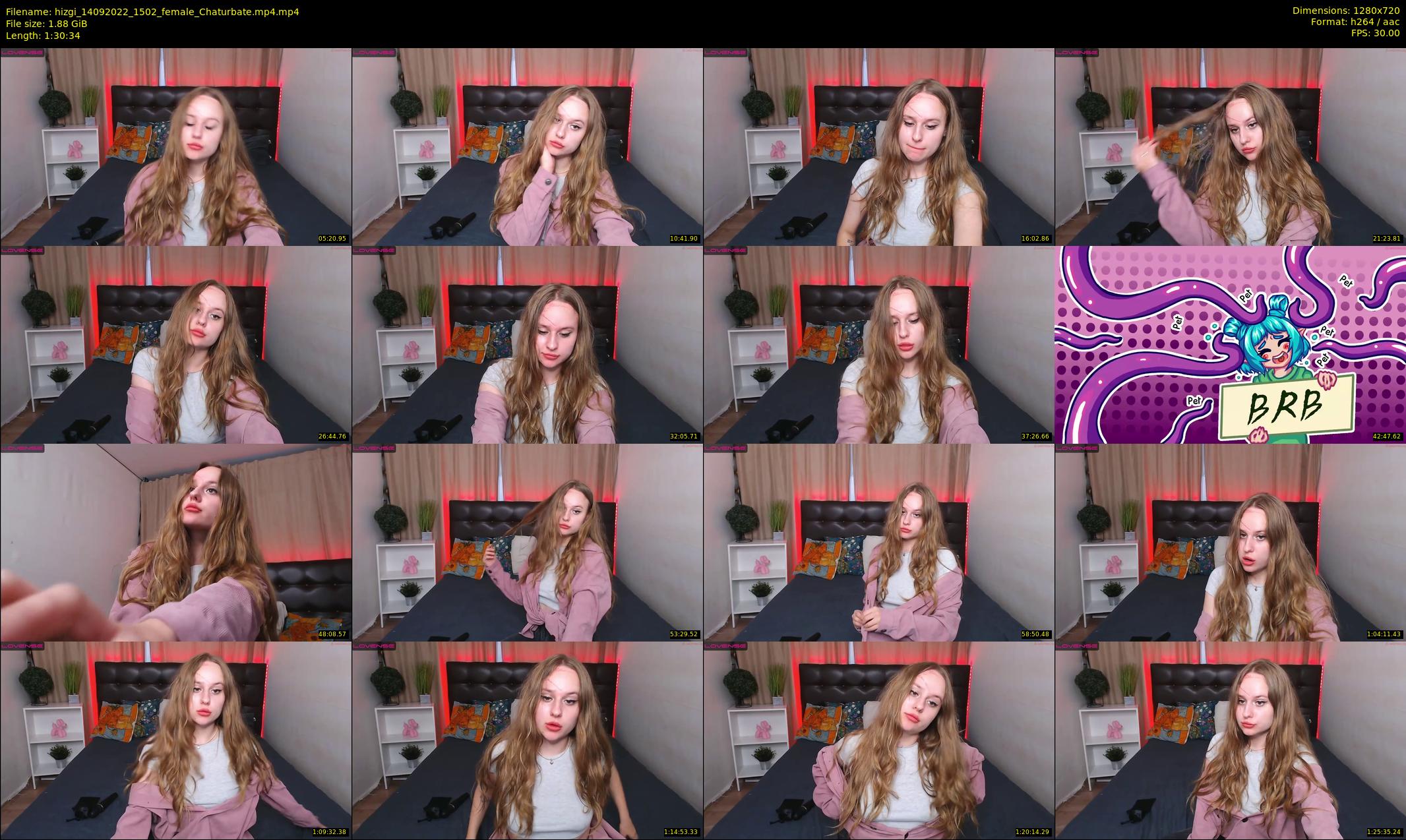 hizgi — 91 minute Chaturbate couple cam show recording, 720p, Sep 14, 2022