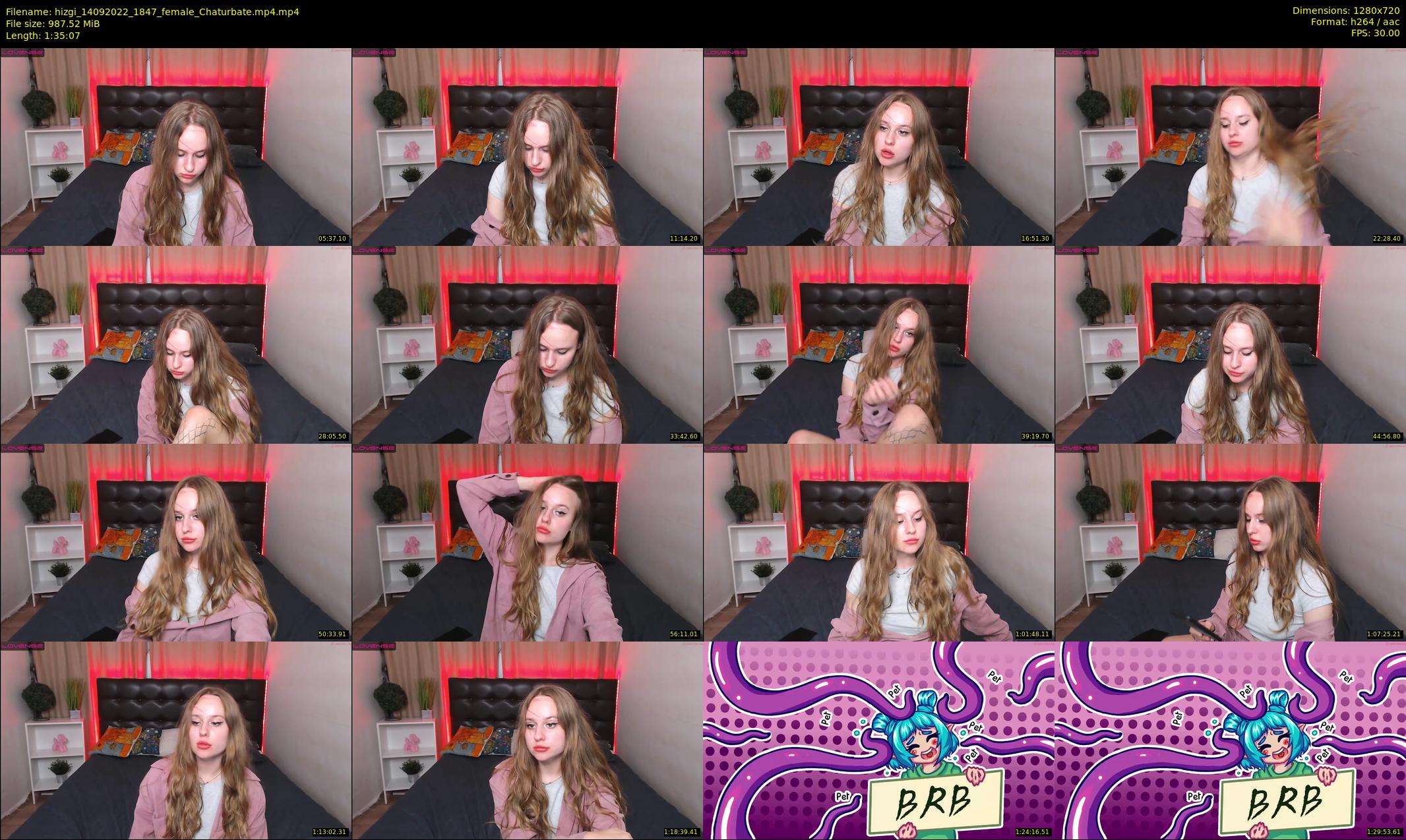 hizgi — 96 minute Chaturbate couple cam show recording, 720p, Sep 14, 2022