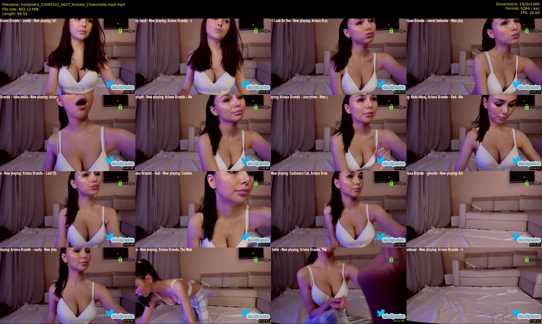hollyextra — 50 minute Chaturbate female cam show recording, 1080p, Sep 15, 2022