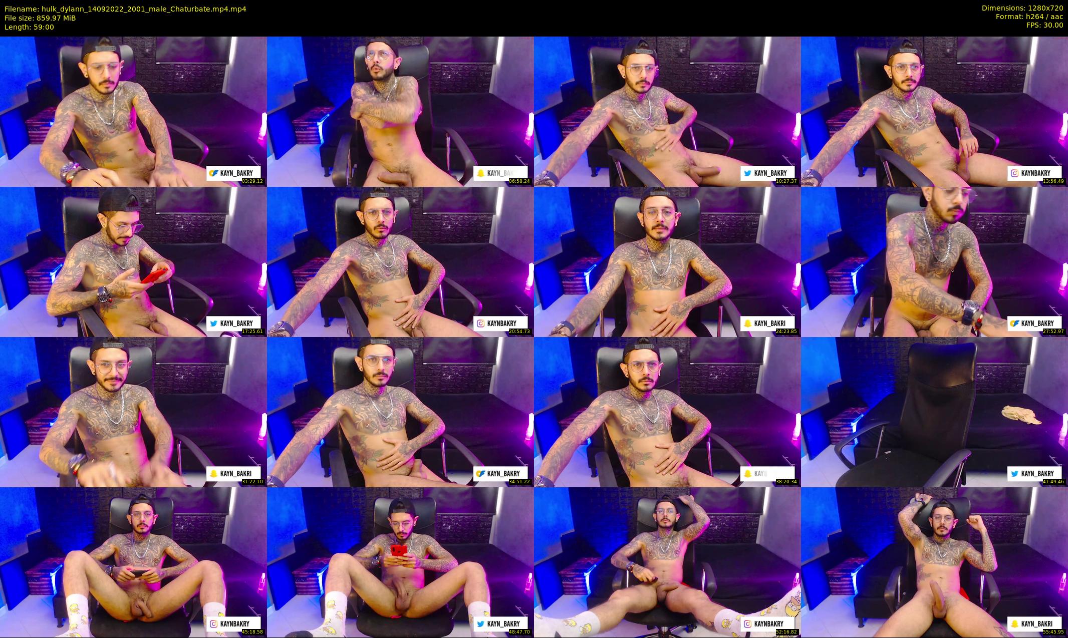 hulk_dylann — 59 minute Chaturbate male cam show recording, 720p, Sep 14, 2022