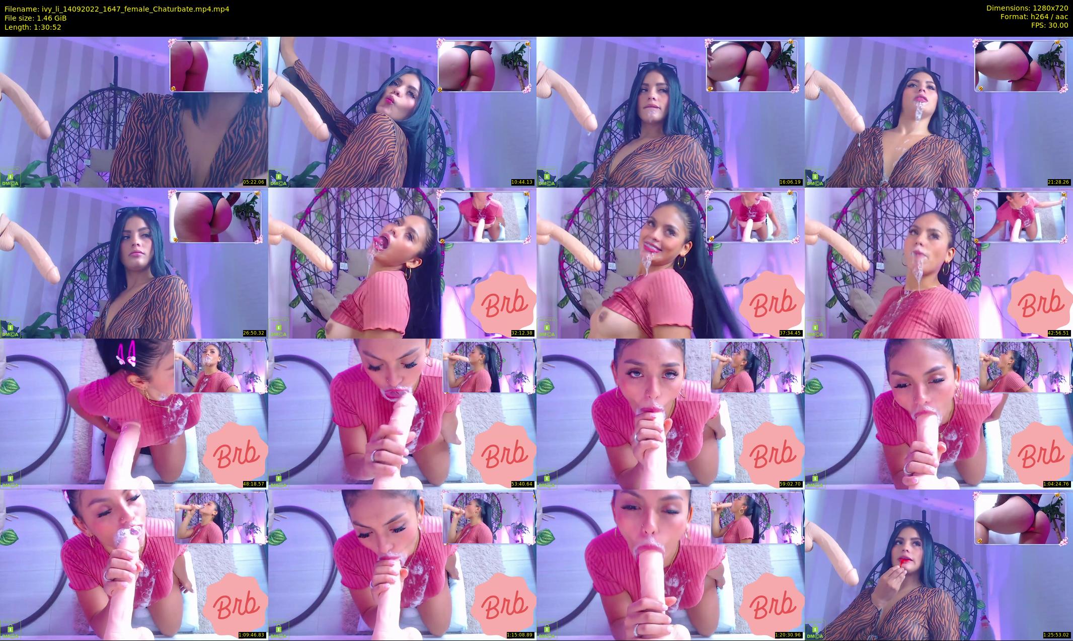 ivy_li — 91 minute Chaturbate female cam show recording, 720p, Sep 14, 2022