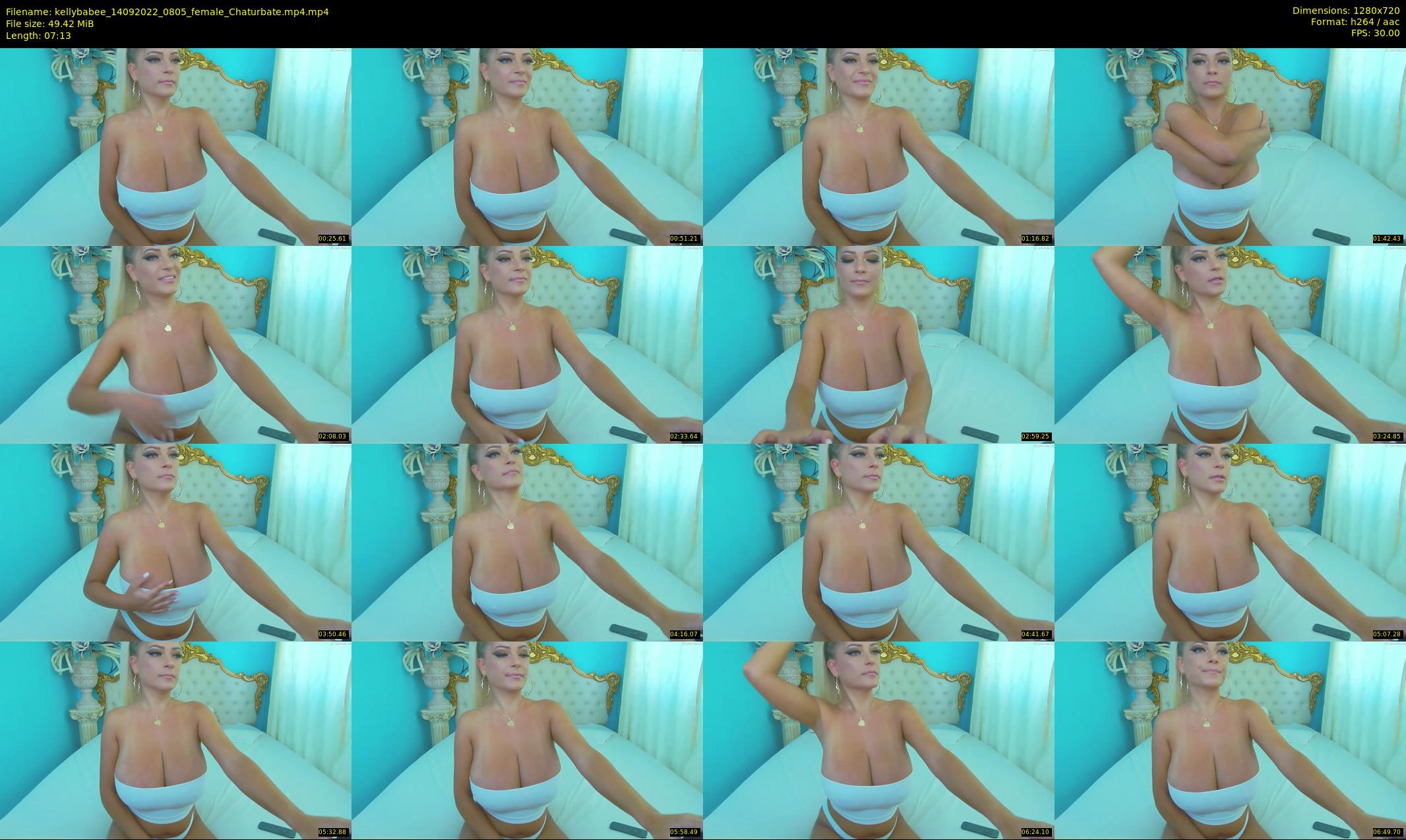 kellybabee — 8 minute Chaturbate female cam show recording, 720p, Sep 14, 2022