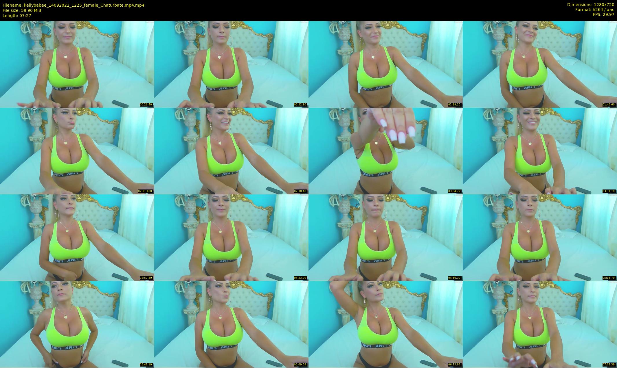 kellybabee — 8 minute Chaturbate female cam show recording, 720p, Sep 14, 2022