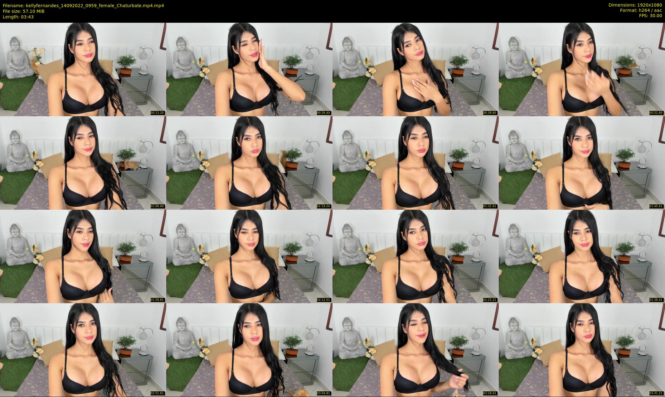 kellyfernandes — 4 minute Chaturbate female cam show recording, 1080p, Sep 14, 2022