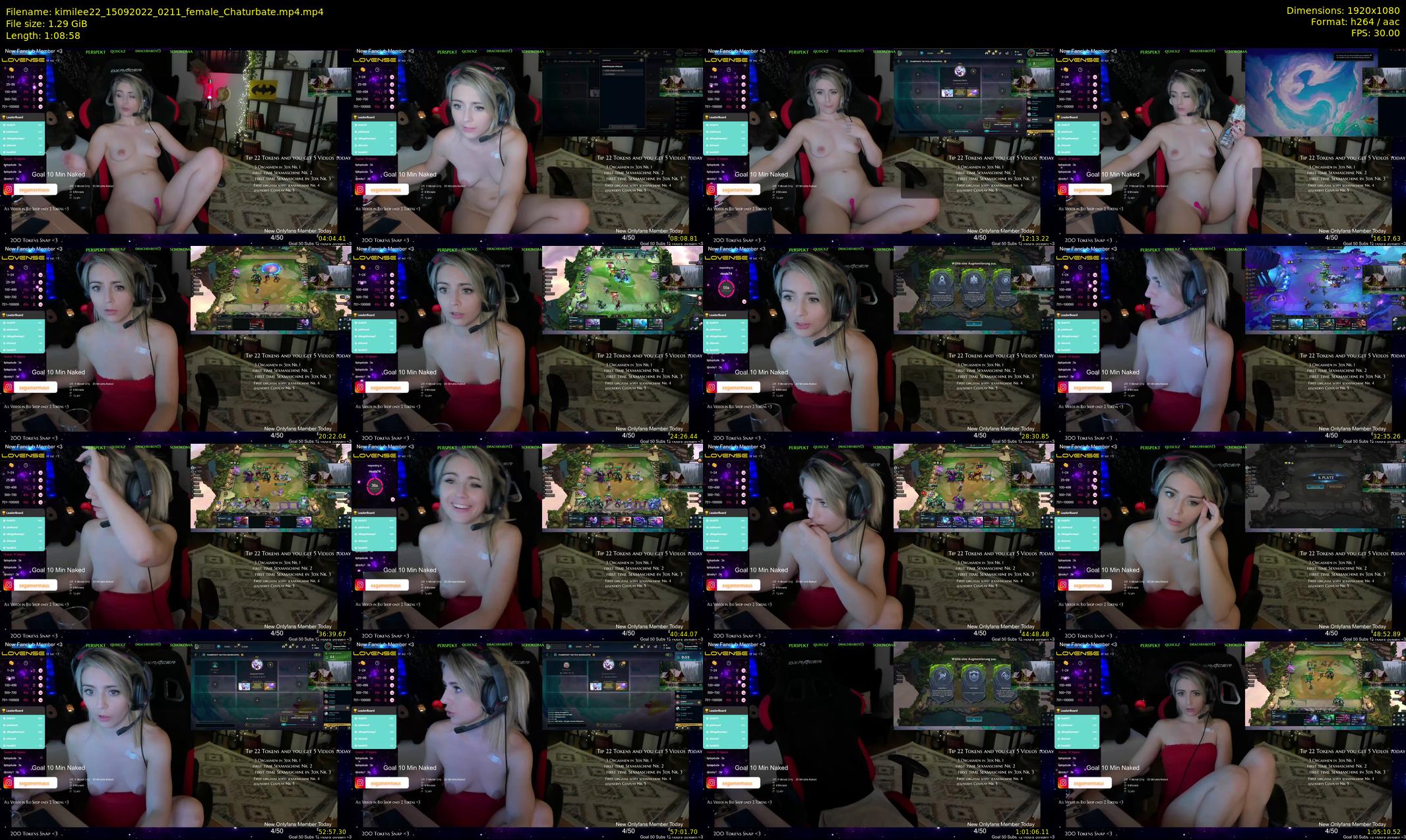kimilee22 — 69 minute Chaturbate female cam show recording, 1080p, Sep 15, 2022