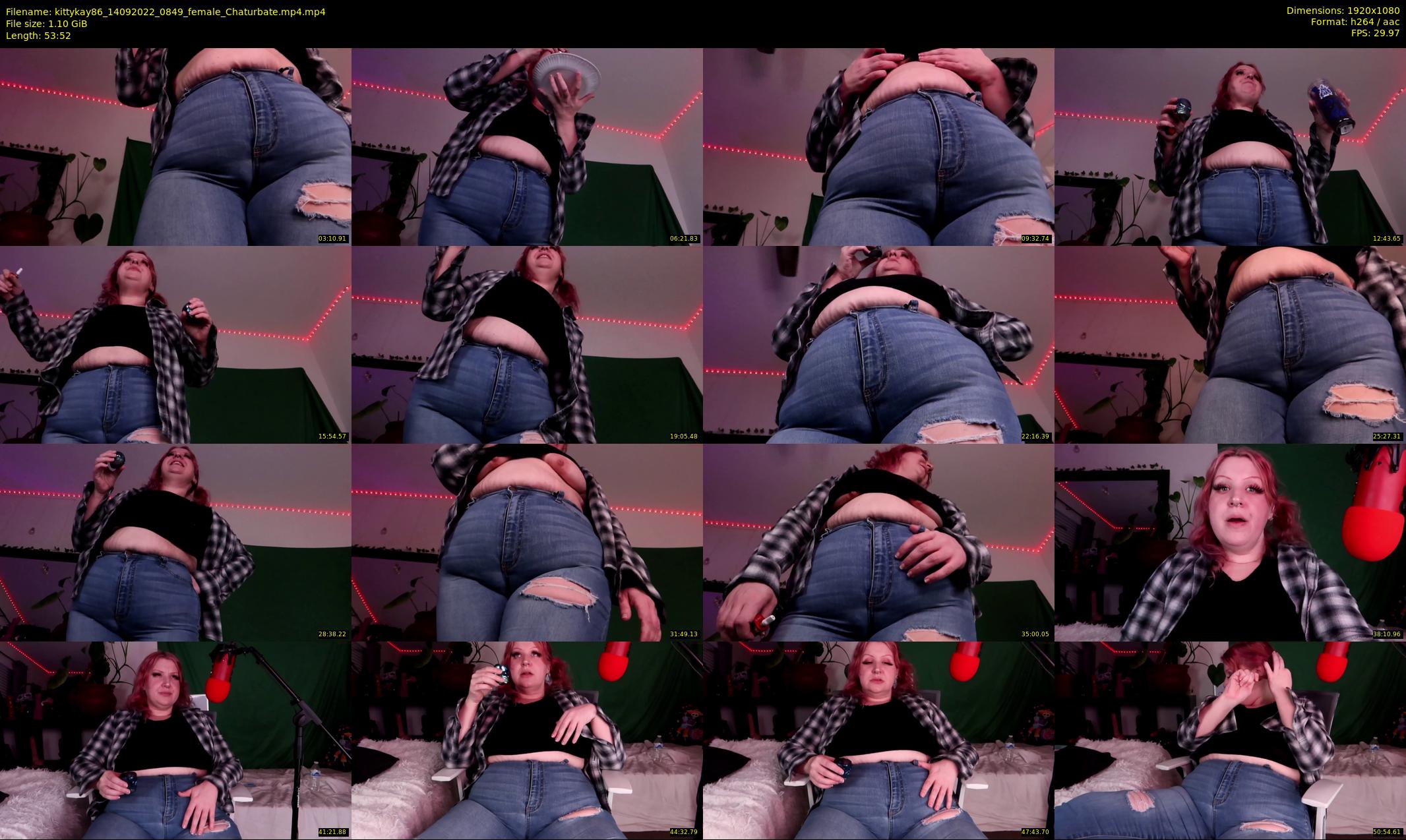 kittykay86 — 54 minute Chaturbate female cam show recording, 1080p, Sep 14, 2022