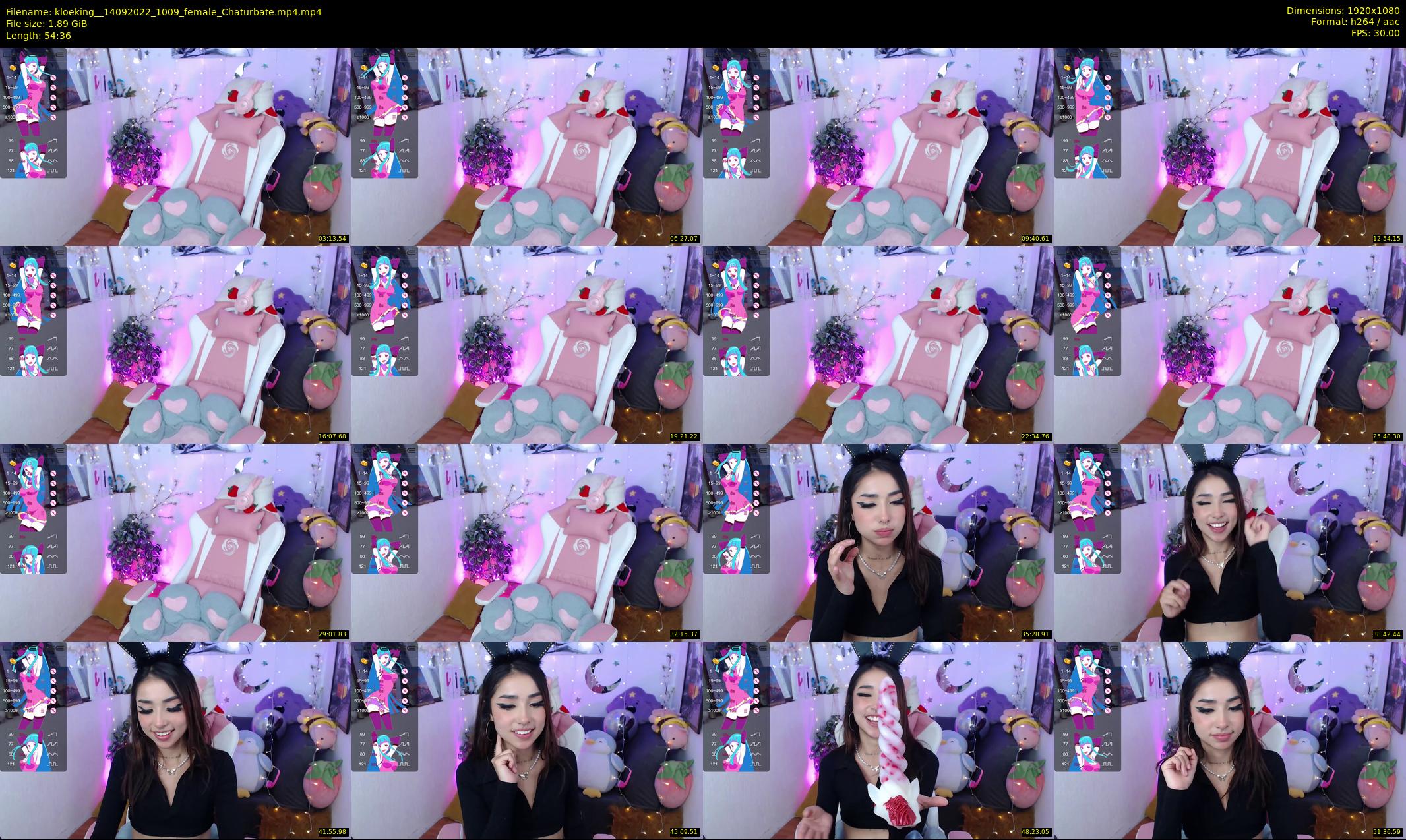 kloeking_ — 55 minute Chaturbate female cam show recording, 1080p, Sep 14, 2022