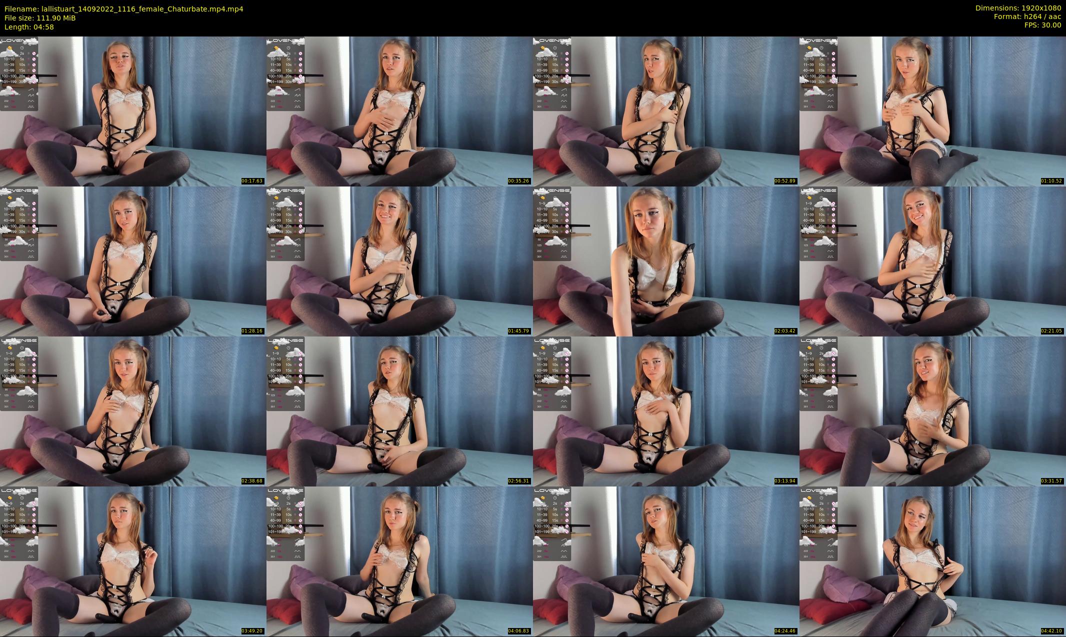 lallistuart — 5 minute Chaturbate female cam show recording, 1080p, Sep 14, 2022