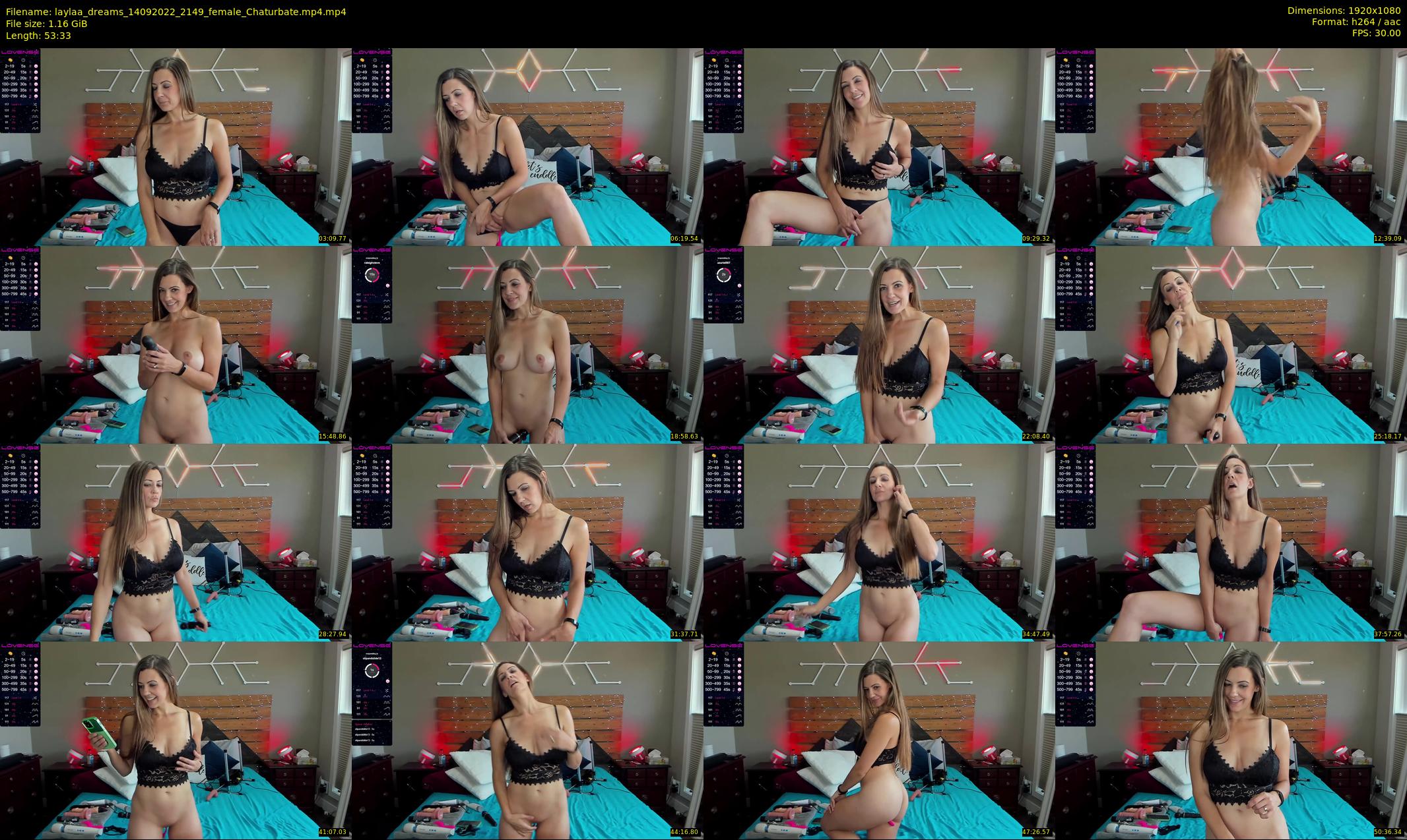 laylaa_dreams — 54 minute Chaturbate female cam show recording, 1080p, Sep 14, 2022