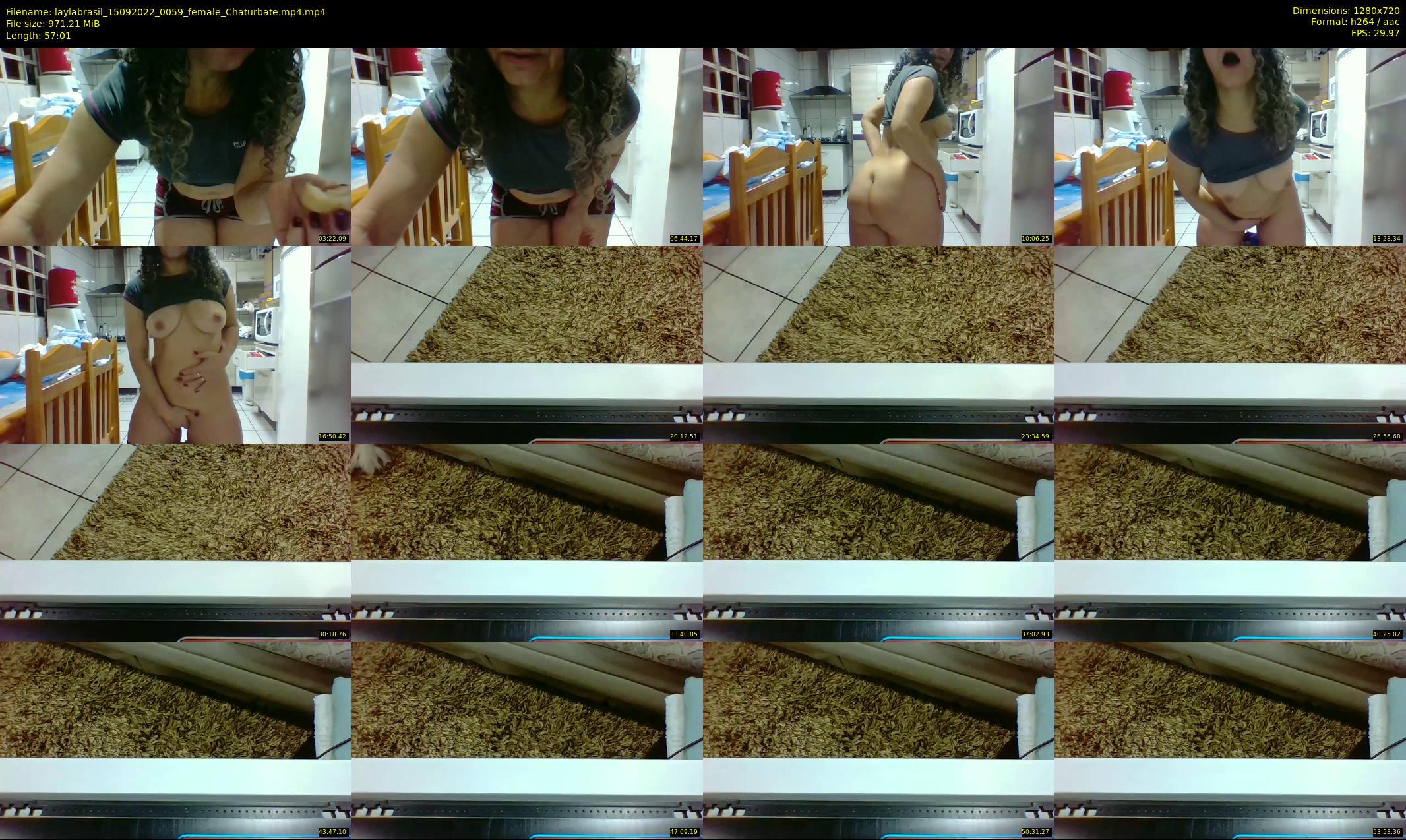 laylabrasil — 58 minute Chaturbate female cam show recording, 720p, Sep 15, 2022