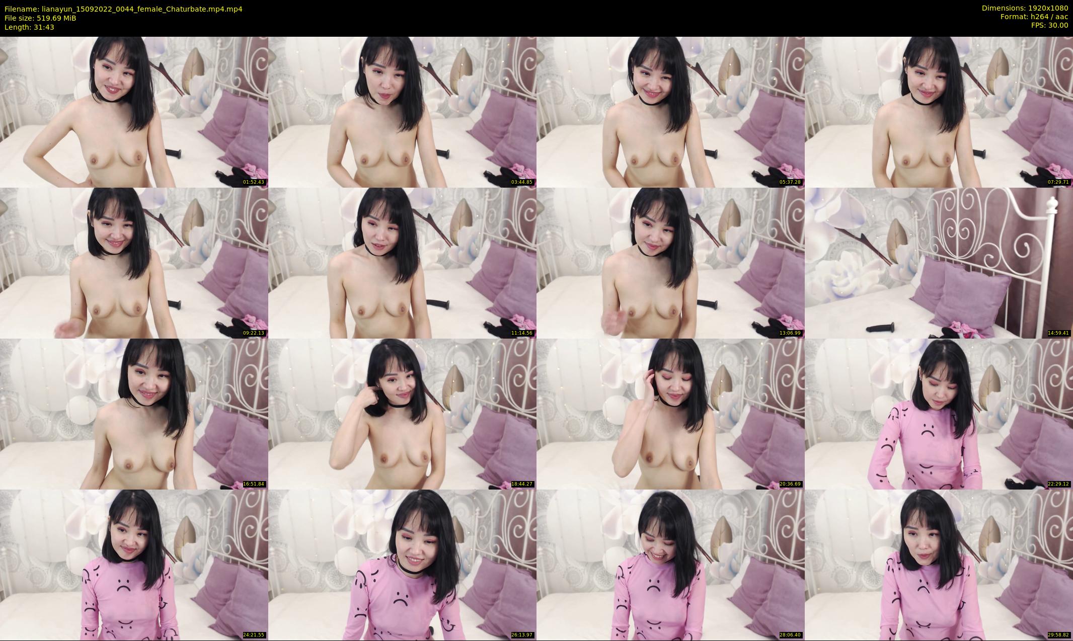 lianayun — 32 minute Chaturbate female cam show recording, 1080p, Sep 15, 2022