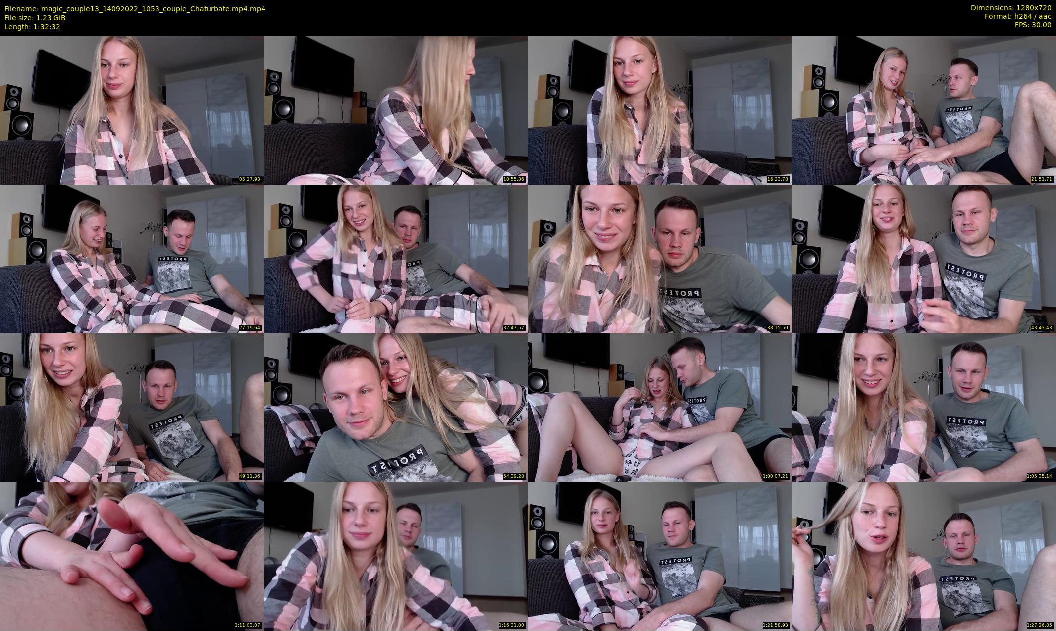 magic_couple13 — 93 minute Chaturbate couple cam show recording, 720p, Sep 14, 2022