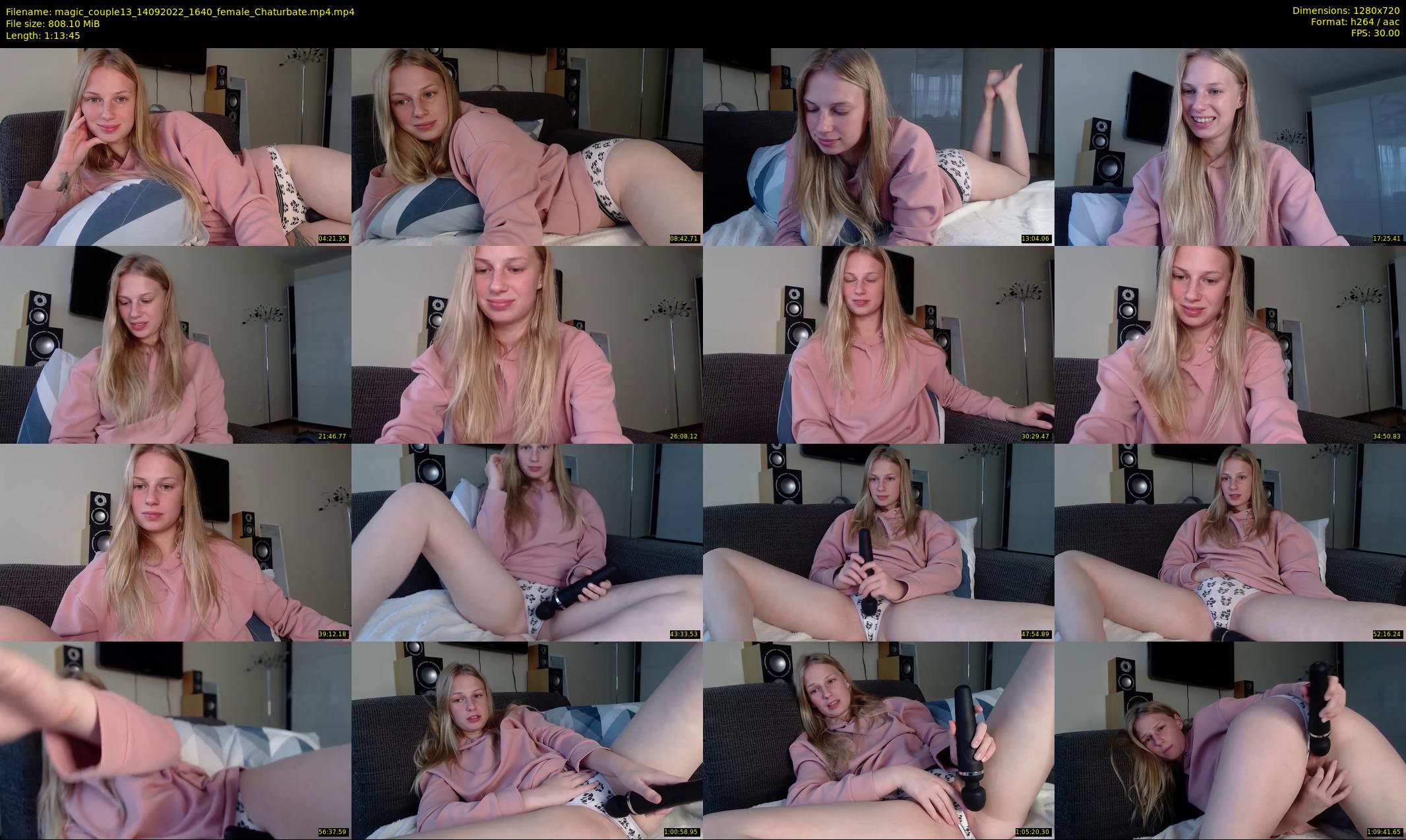 magic_couple13 — 74 minute Chaturbate couple cam show recording, 720p, Sep 14, 2022