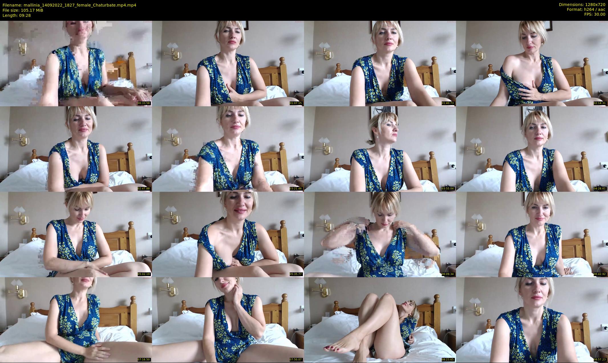 mallinia — 10 minute Chaturbate female cam show recording, 720p, Sep 14, 2022