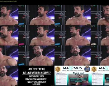 maximus_787 — 12 minute Chaturbate male cam show recording, 1080p, Sep 15, 2022