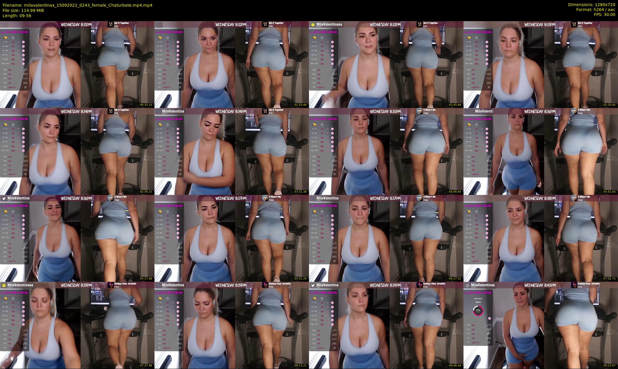 milavalentinax — 10 minute Chaturbate female cam show recording, 720p, Sep 15, 2022