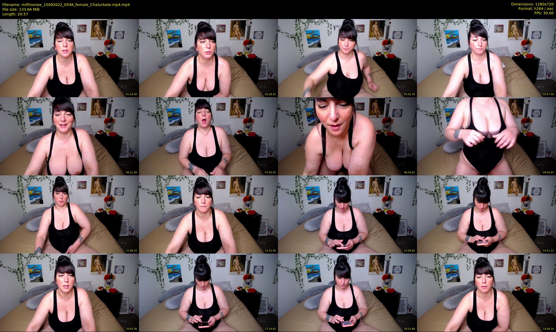 milfmonee — 21 minute Chaturbate female cam show recording, 720p, Sep 15, 2022