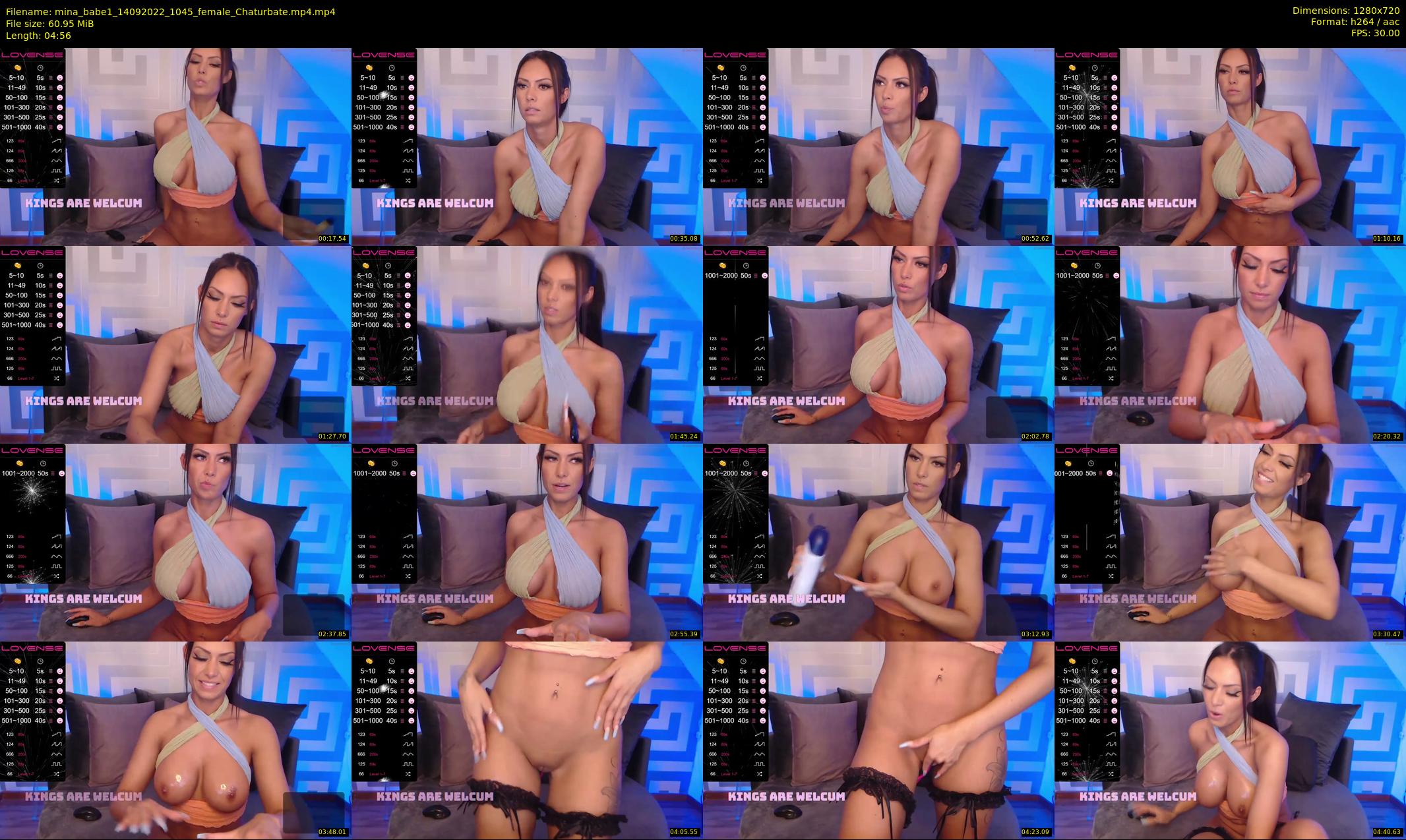 mina_babe1 — 5 minute Chaturbate female cam show recording, 720p, Sep 14, 2022