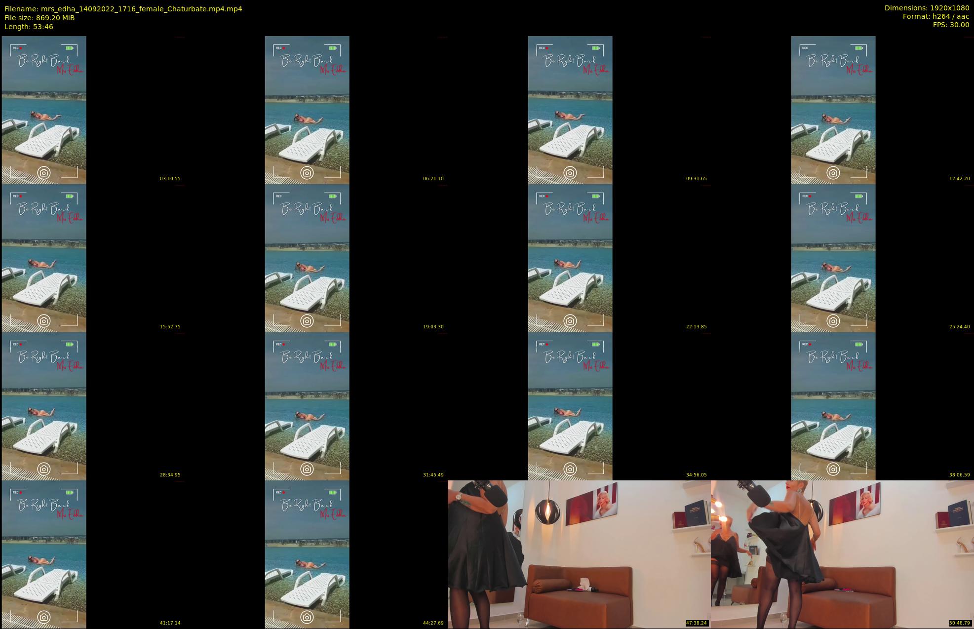 mrs_edha — 54 minute Chaturbate female cam show recording, 1080p, Sep 14, 2022