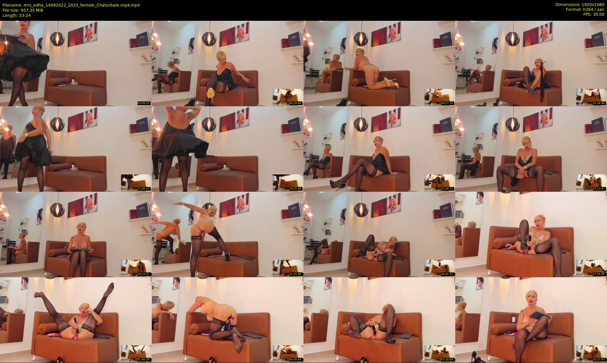 mrs_edha — 54 minute Chaturbate female cam show recording, 1080p, Sep 14, 2022