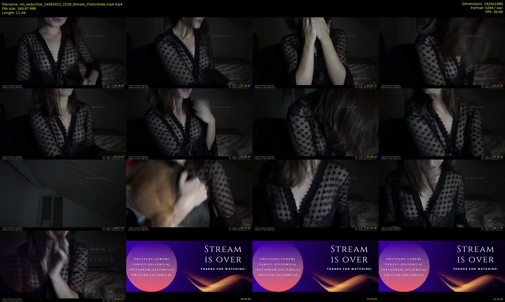 ms_seductive — 12 minute Chaturbate female cam show recording, 1080p, Sep 14, 2022
