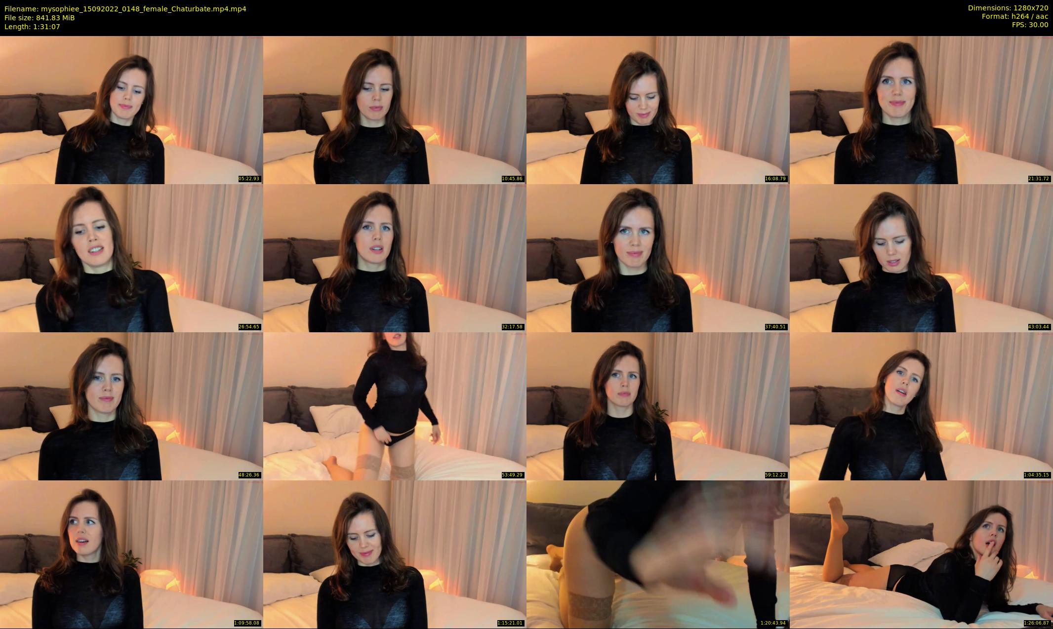 mysophiee — 92 minute Chaturbate female cam show recording, 720p, Sep 15, 2022