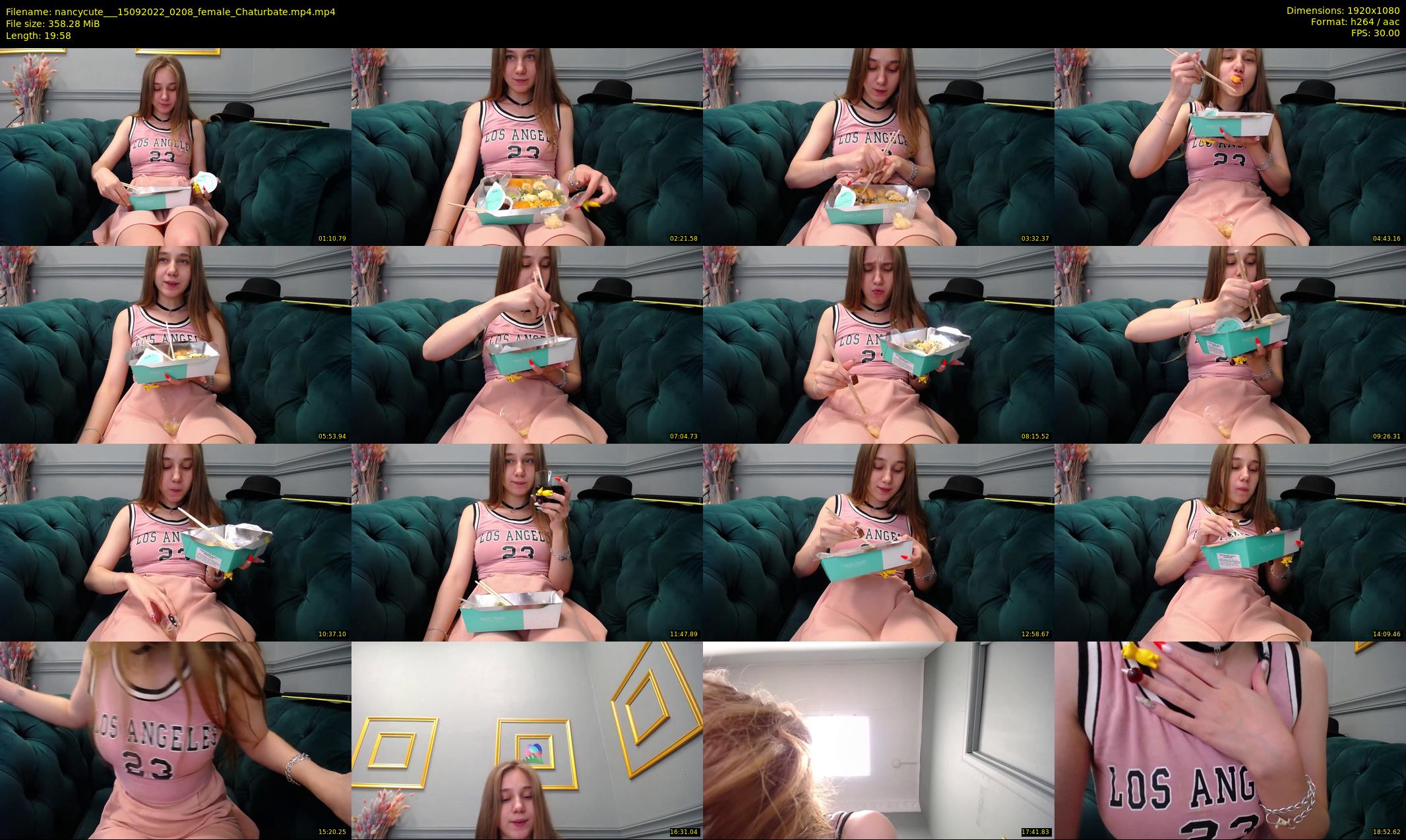 nancycute__ — 20 minute Chaturbate female cam show recording, 1080p, Sep 15, 2022