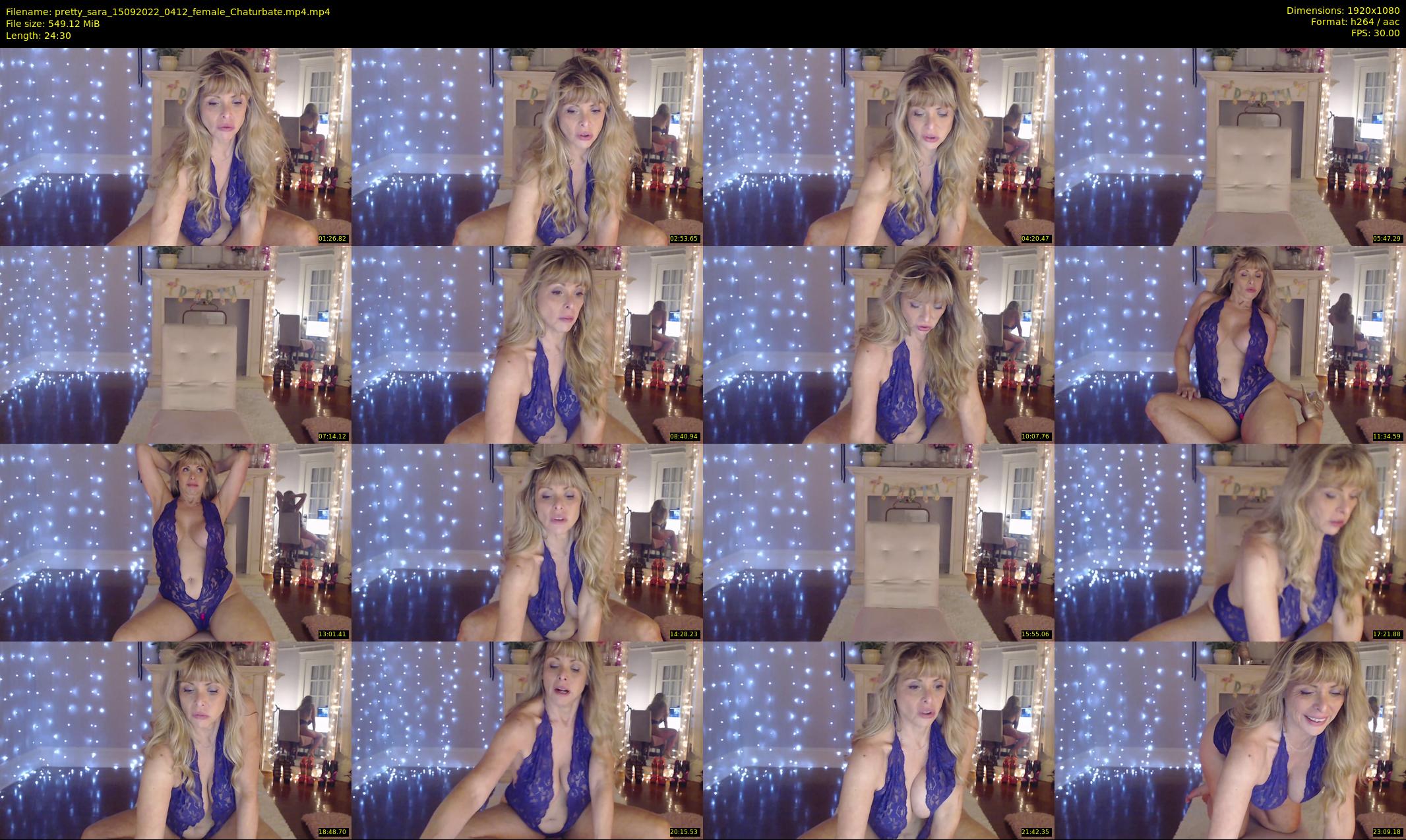 pretty_sara — 25 minute Chaturbate female cam show recording, 1080p, Sep 15, 2022