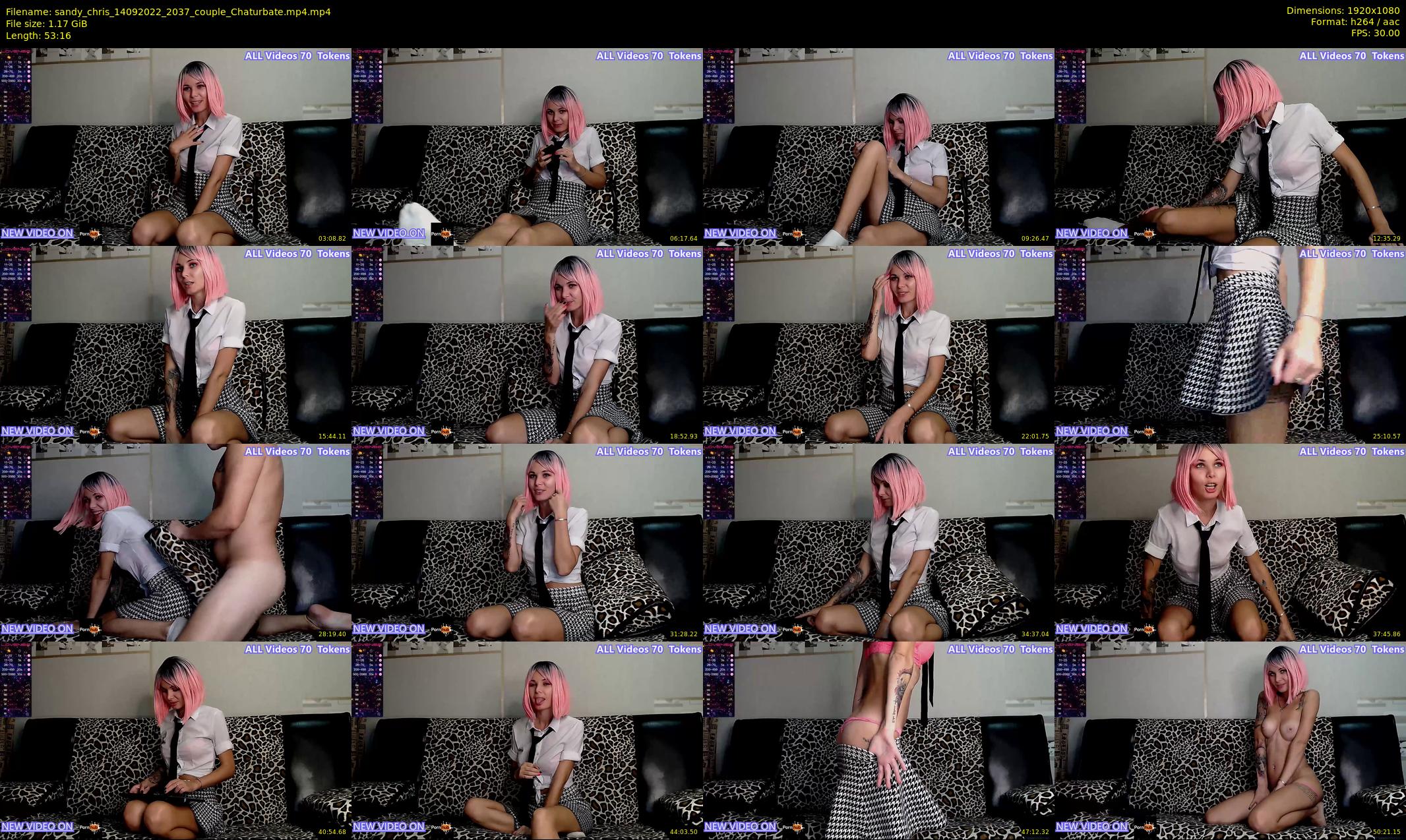 sandy_chris — 54 minute Chaturbate couple cam show recording, 1080p, Sep 14, 2022