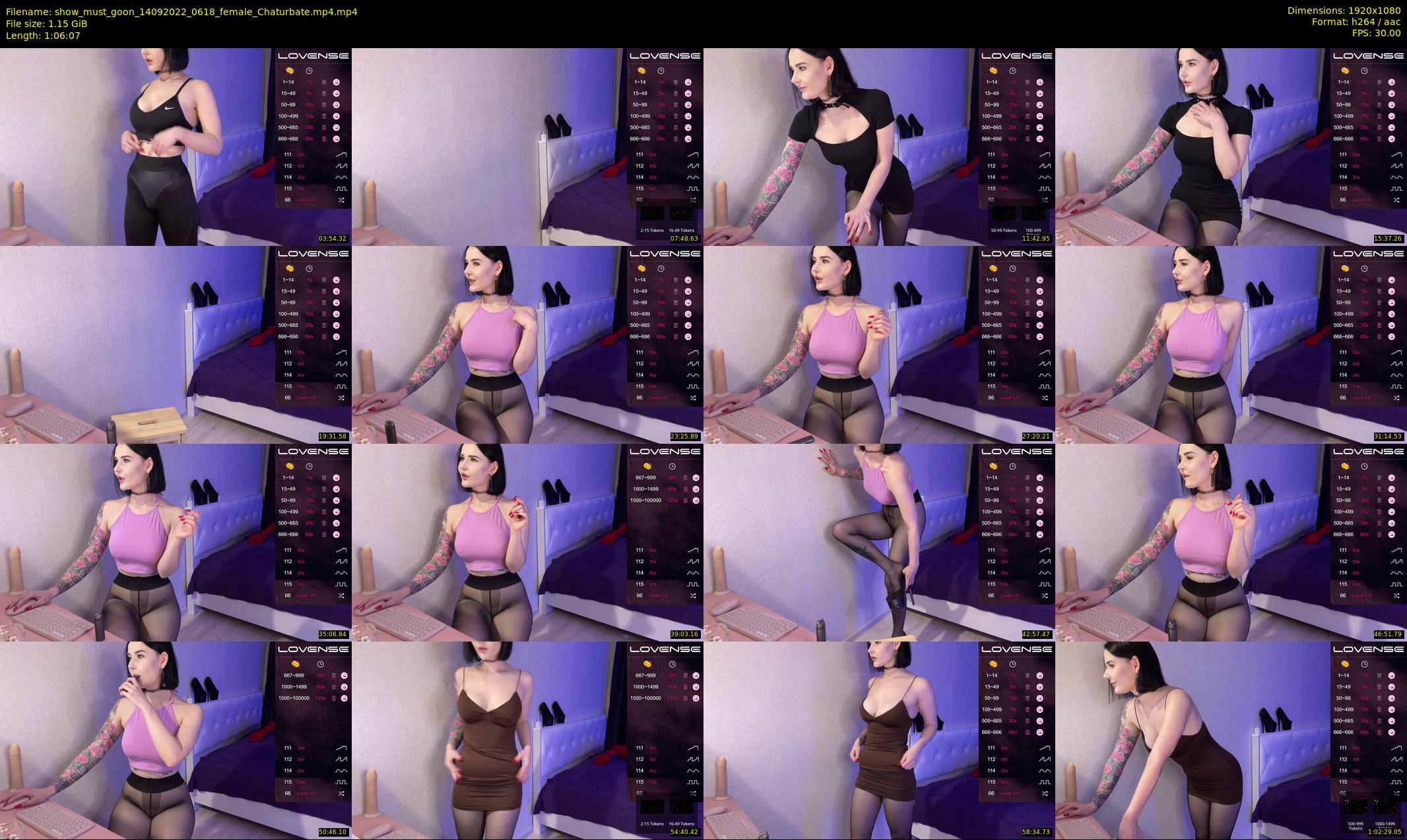 show_must_goon — 67 minute Chaturbate female cam show recording, 1080p, Sep 14, 2022